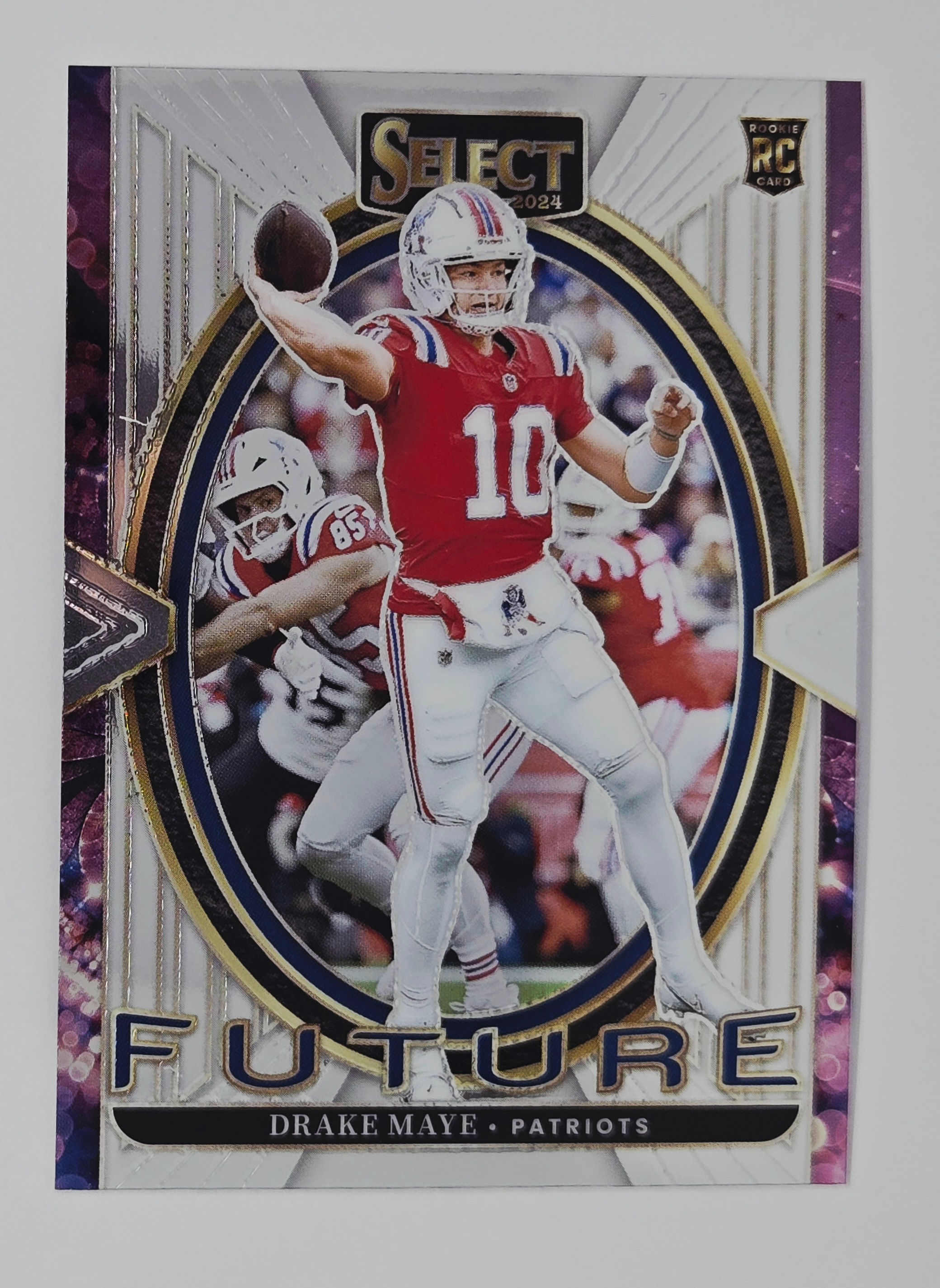 Drake Maye 2024 Panini Select Football Future Insert Rookie Card (NE)