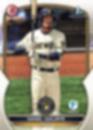 Daniel Guilarte 2023 Bowman Prospects 1st Bowman Card No BPPF21 (Brewers)