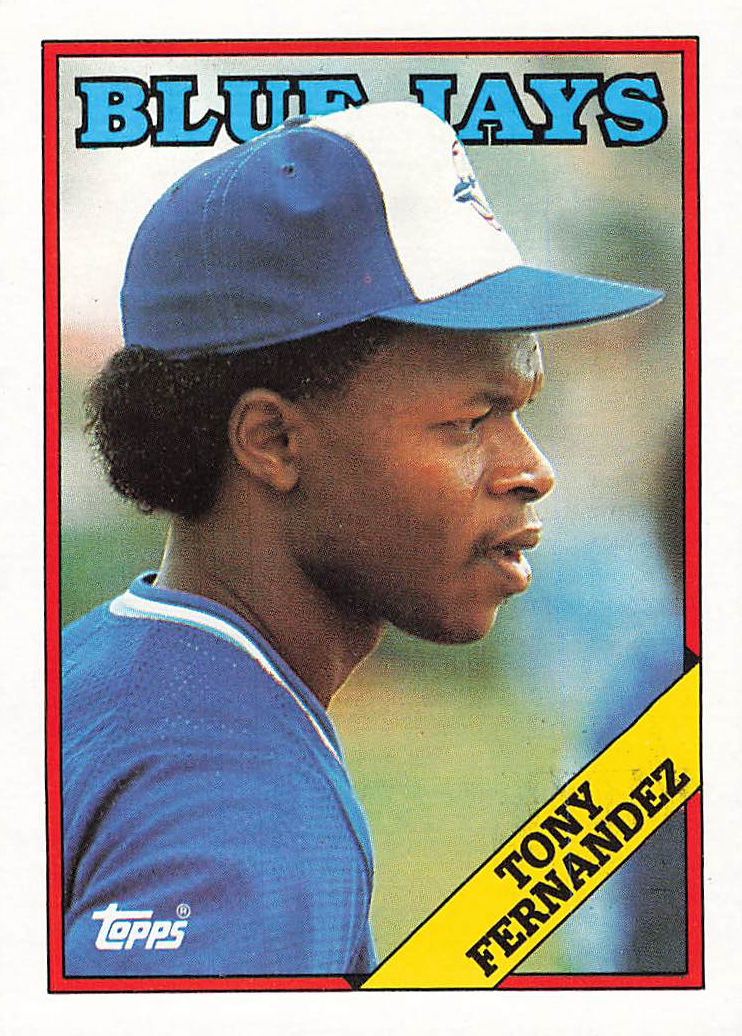 Tony Fernandez 1988 Topps Baseball Card No 290 (TOR)