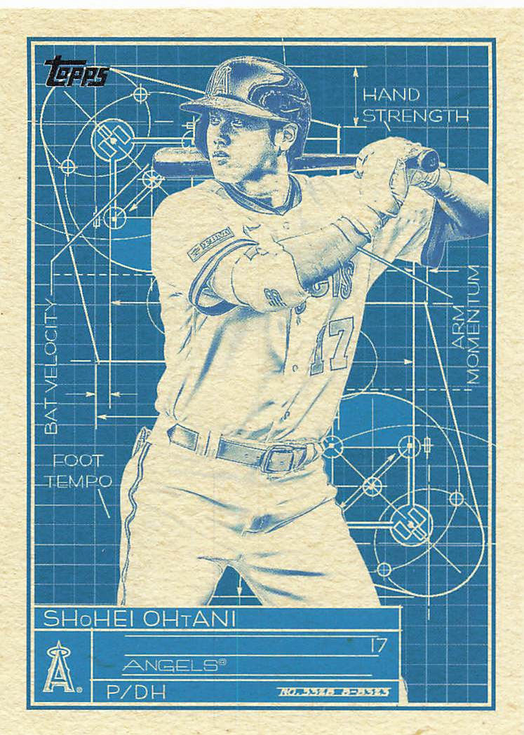 Shohei Ohtani 2024 Topps Series 1 Superstar Blueprint Insert SB3