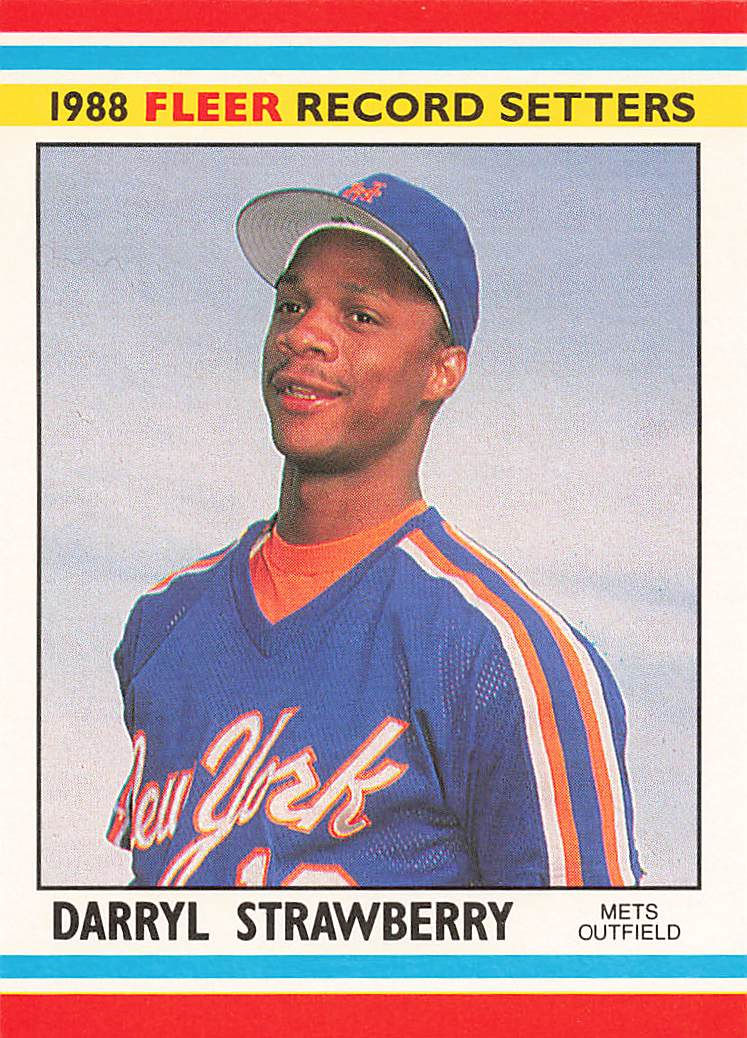 Thumbnail: 1988 Fleer Baseball Record Setters Set Cards 31-44: Select from Drop-Down Menu