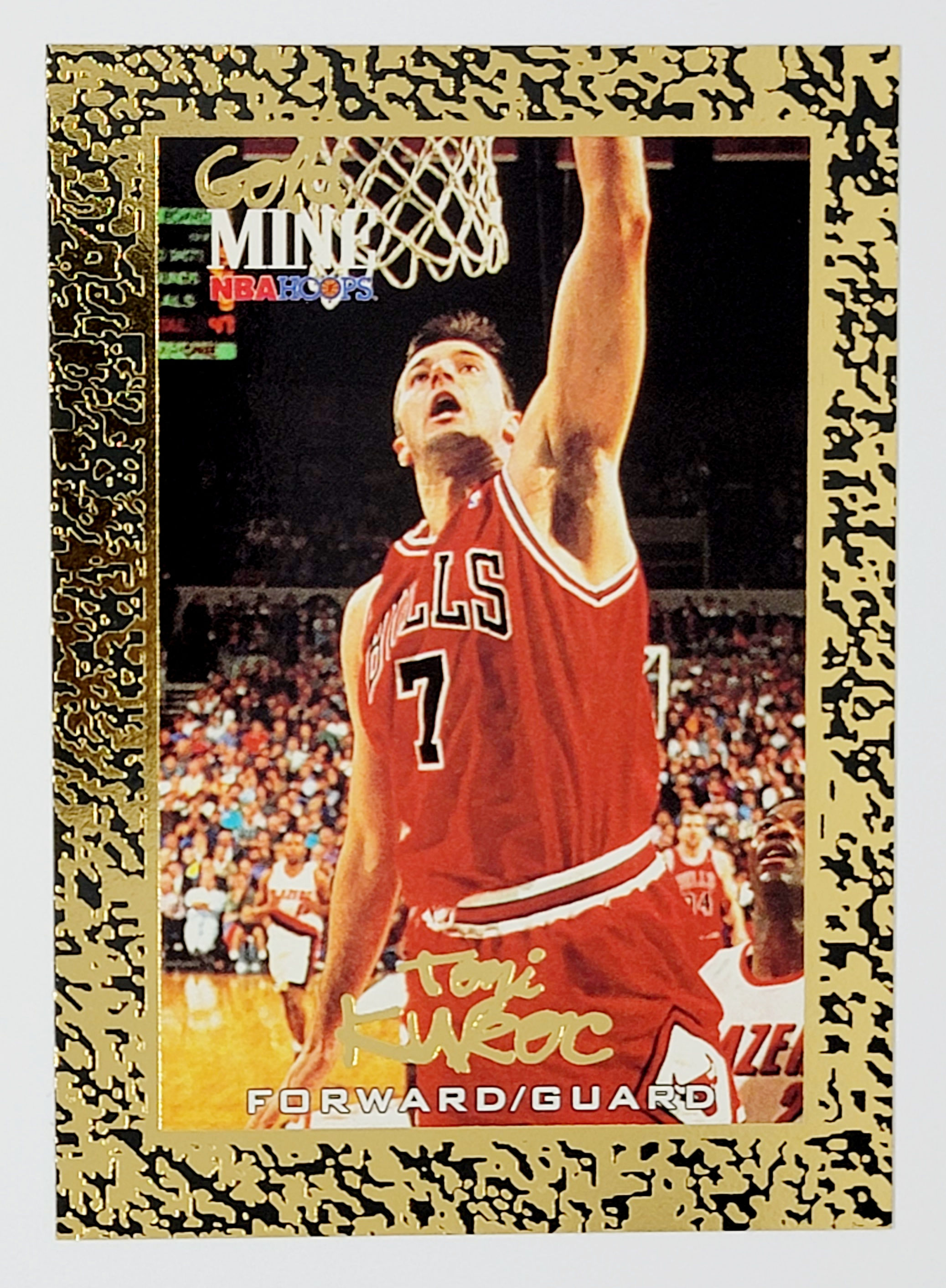 Toni Kukoc 1995 NBA Hoops Gold Mine Card No 433 (Bulls)