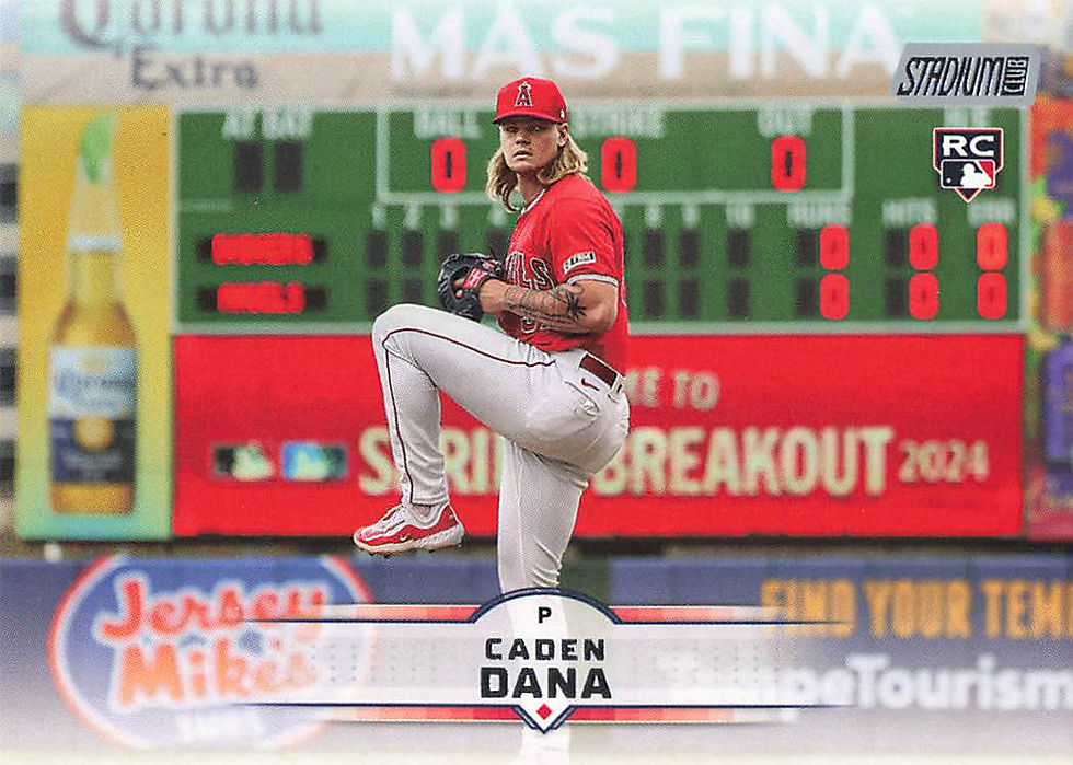 Caden Dana 2025 Topps Stadium Club Baseball  Rookie Card No 54