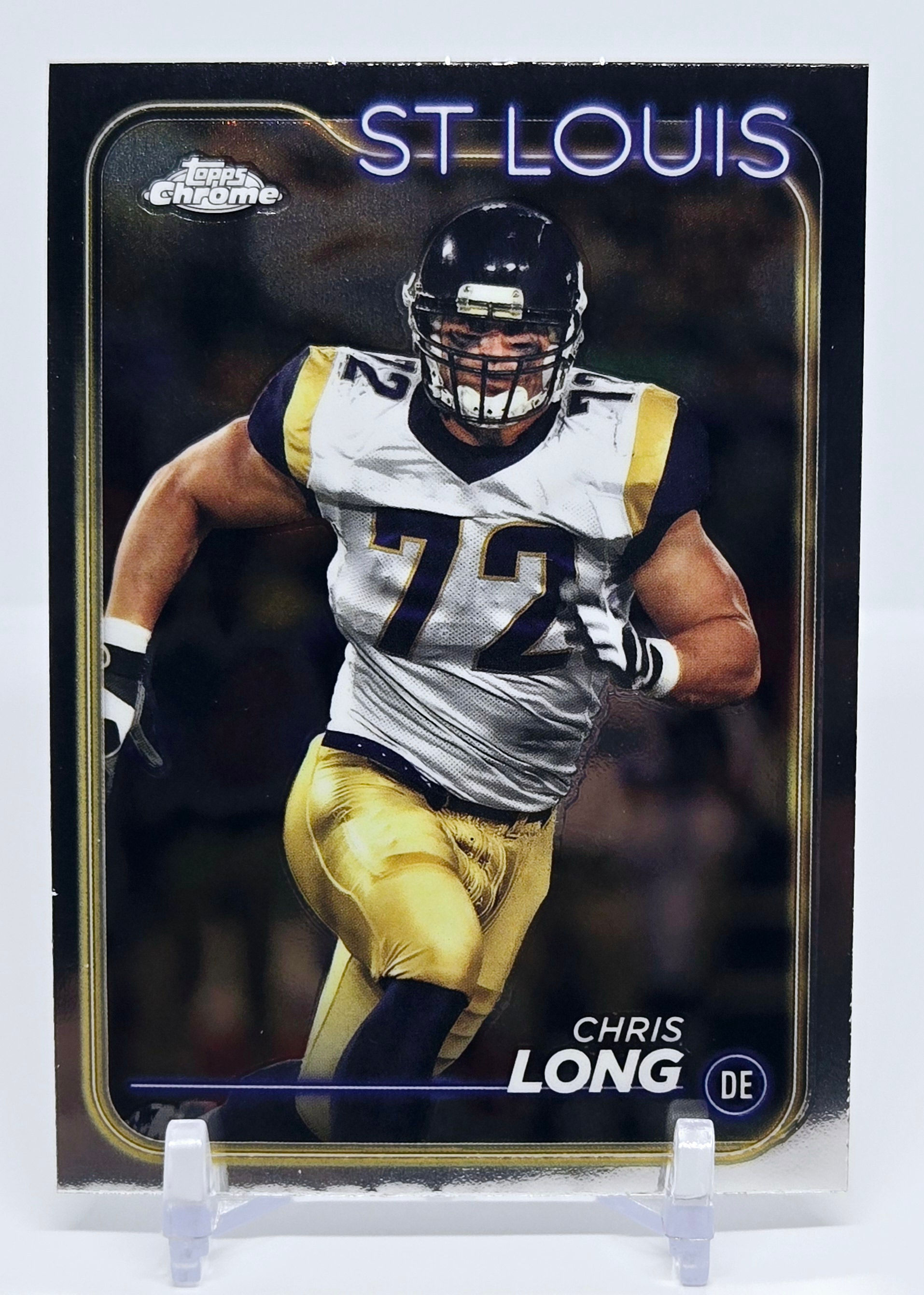Chris Long 2024 Topps Chrome Football Card No 103 (Rams)
