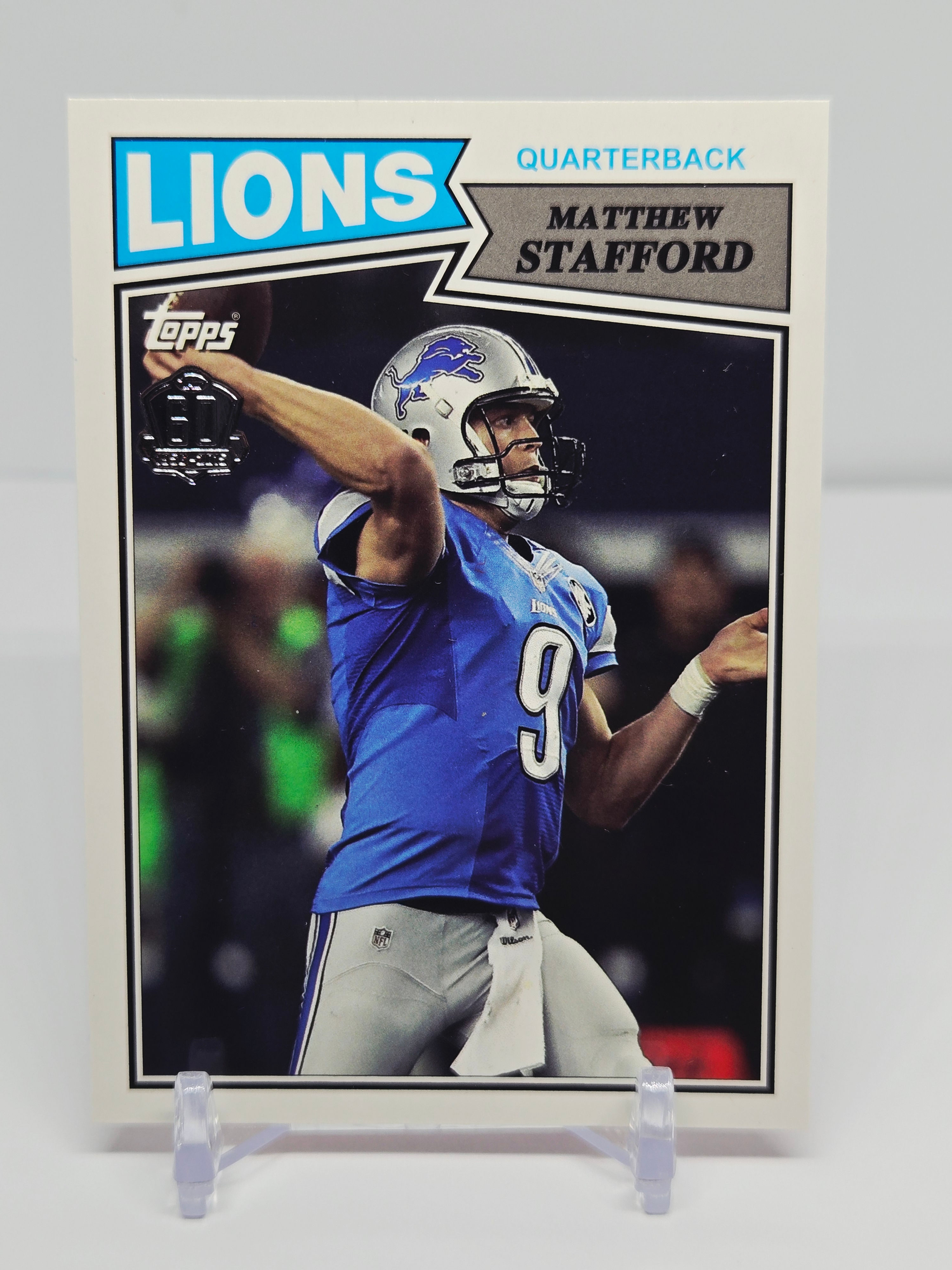 Matthew Stafford 2015 Topps 60th Anniversary Insert No T60MS (Detroit)