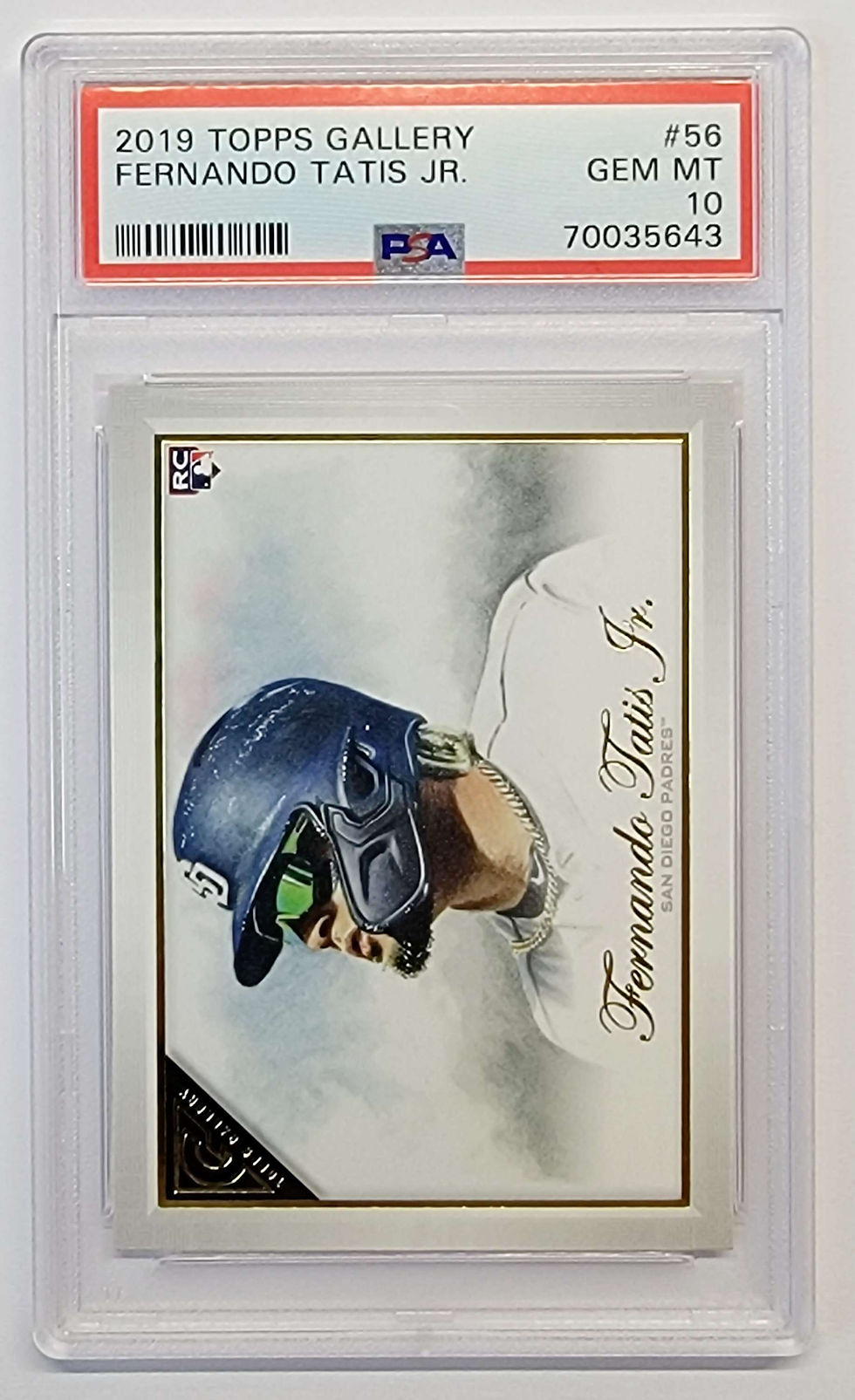 Fernando Tatis Jr 2019 Topps Gallery Baseball Rookie Card No 56 PSA GEM MINT 10