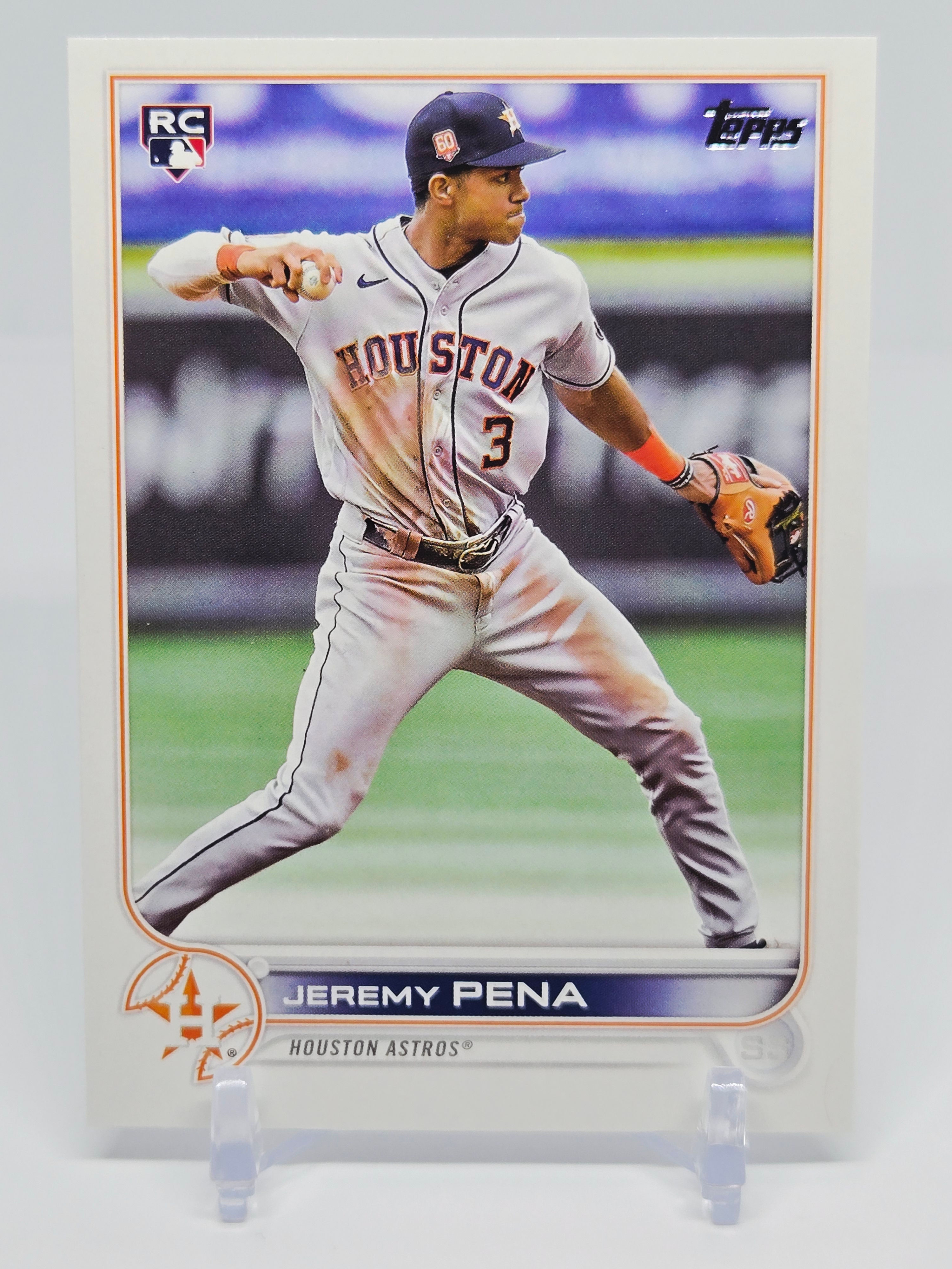 Jeremy Pena 2022 Topps Update Series Baseball Rookie Card No US253 (HOU)