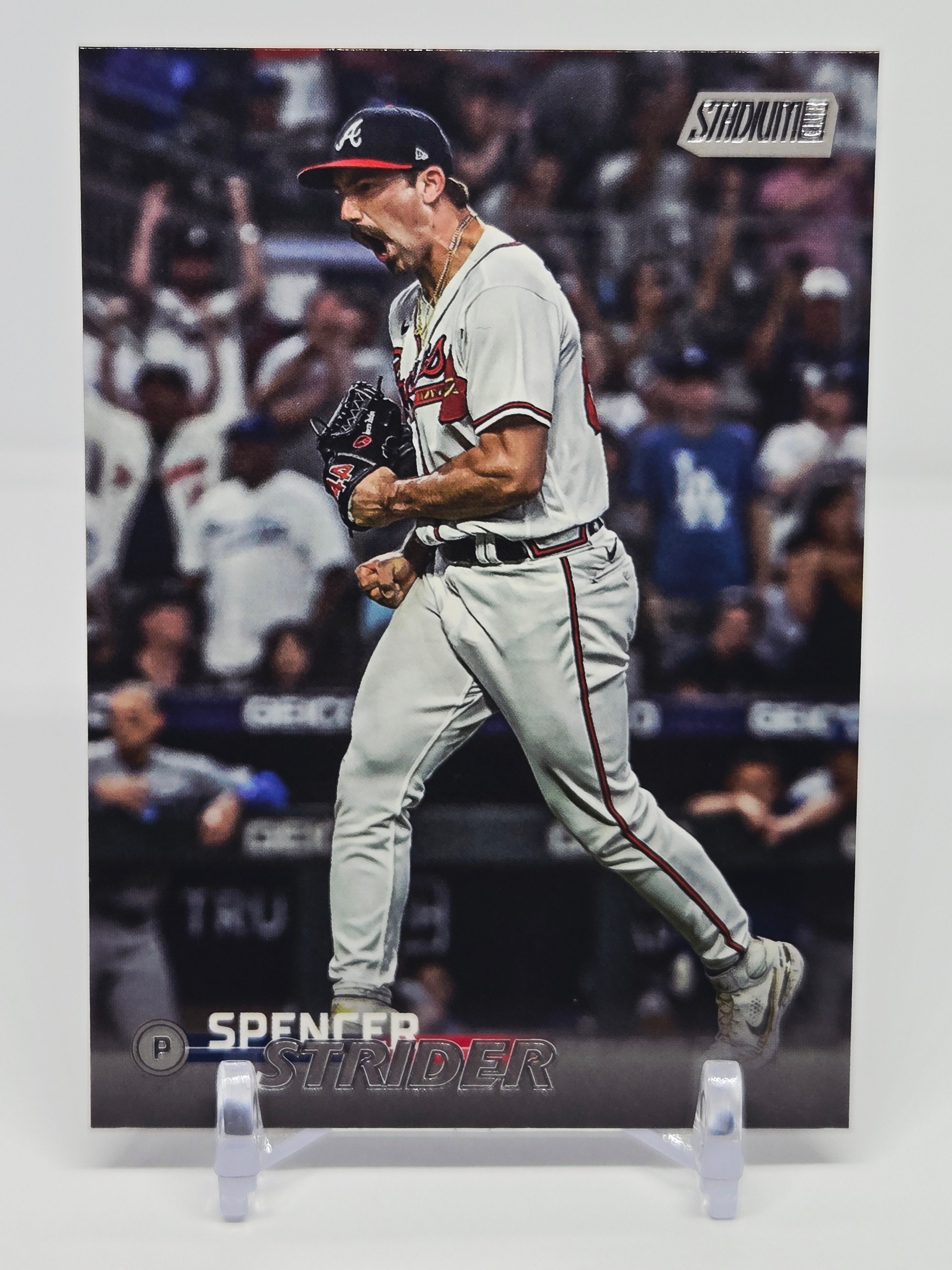 Spencer Strider 2023 Topps Stadium Club Baseball Card No 192 (ATL)