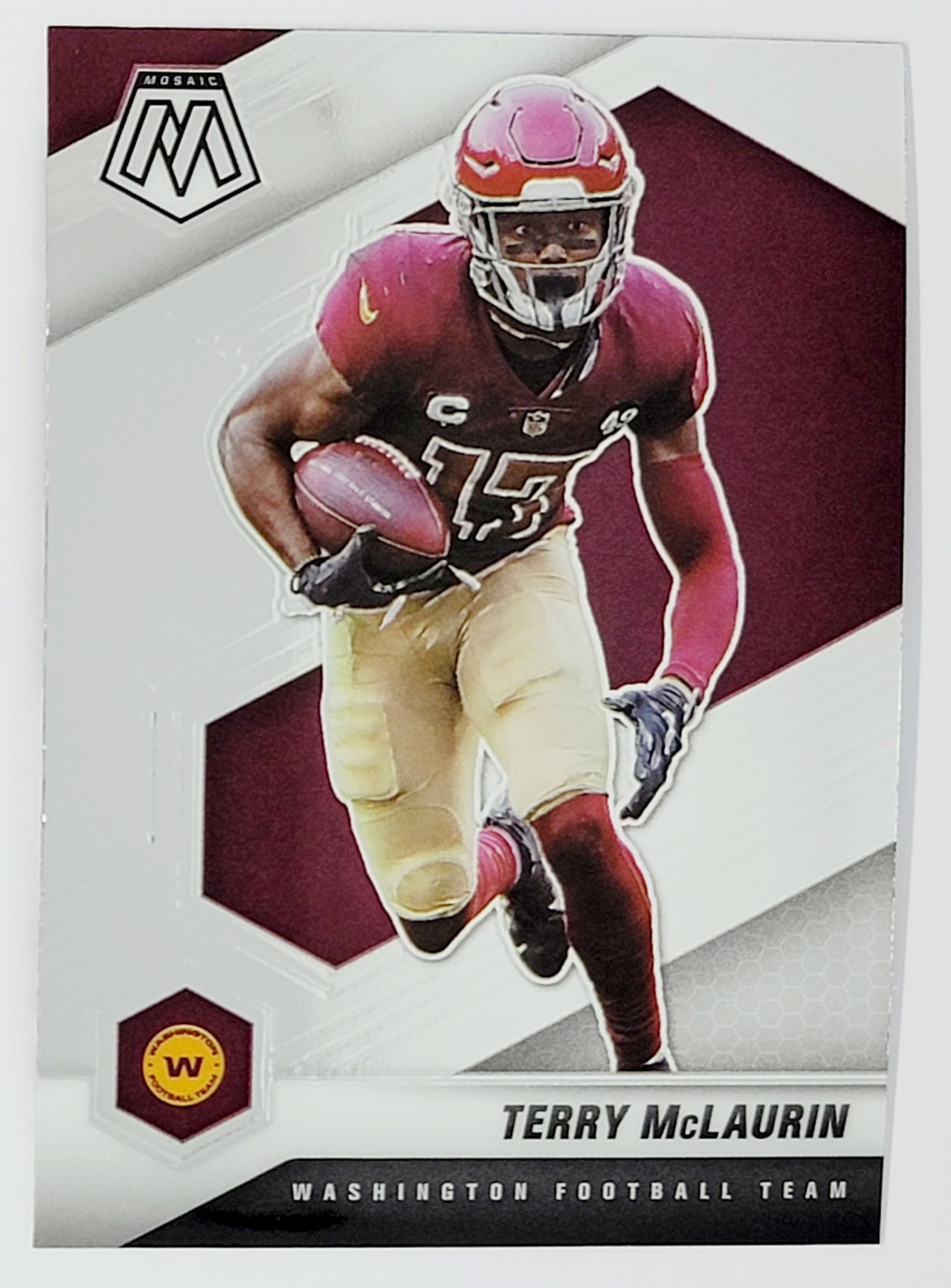 Terry McLaurin 2021 Panini Mosaic Football Card No 199 (Washington)