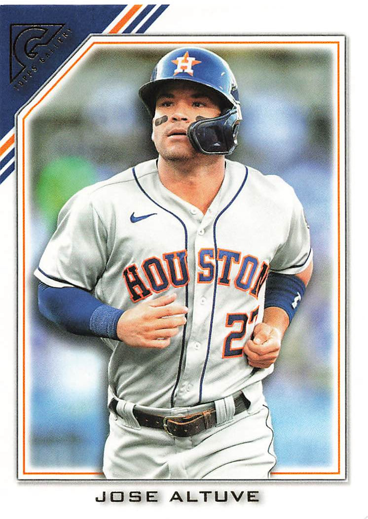 Jose Altuve 2022 Topps Gallery Baseball Card No 59