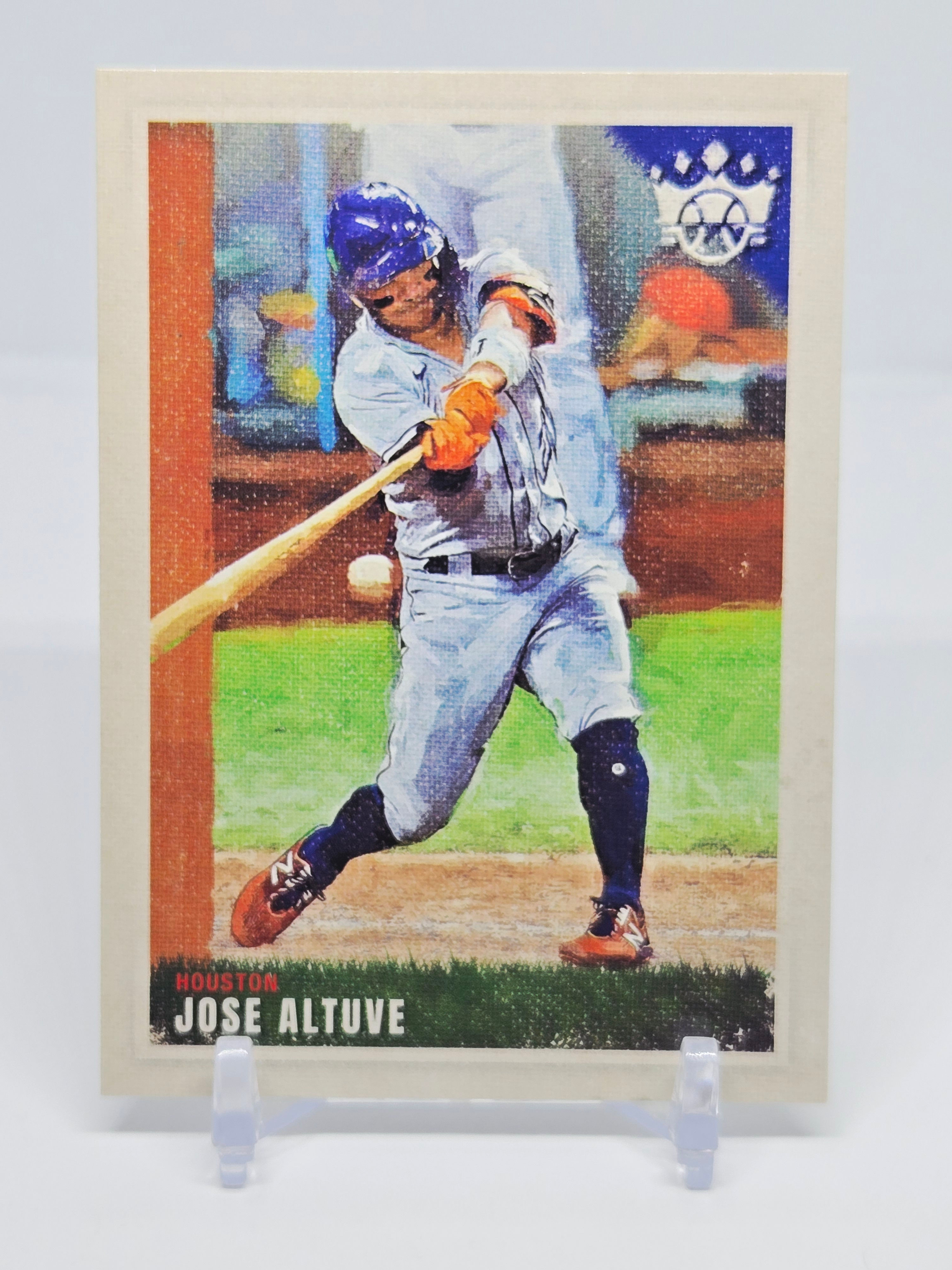 Jose Altuve 2022 Panini Diamond Kings Baseball Card No 50 (HOU)