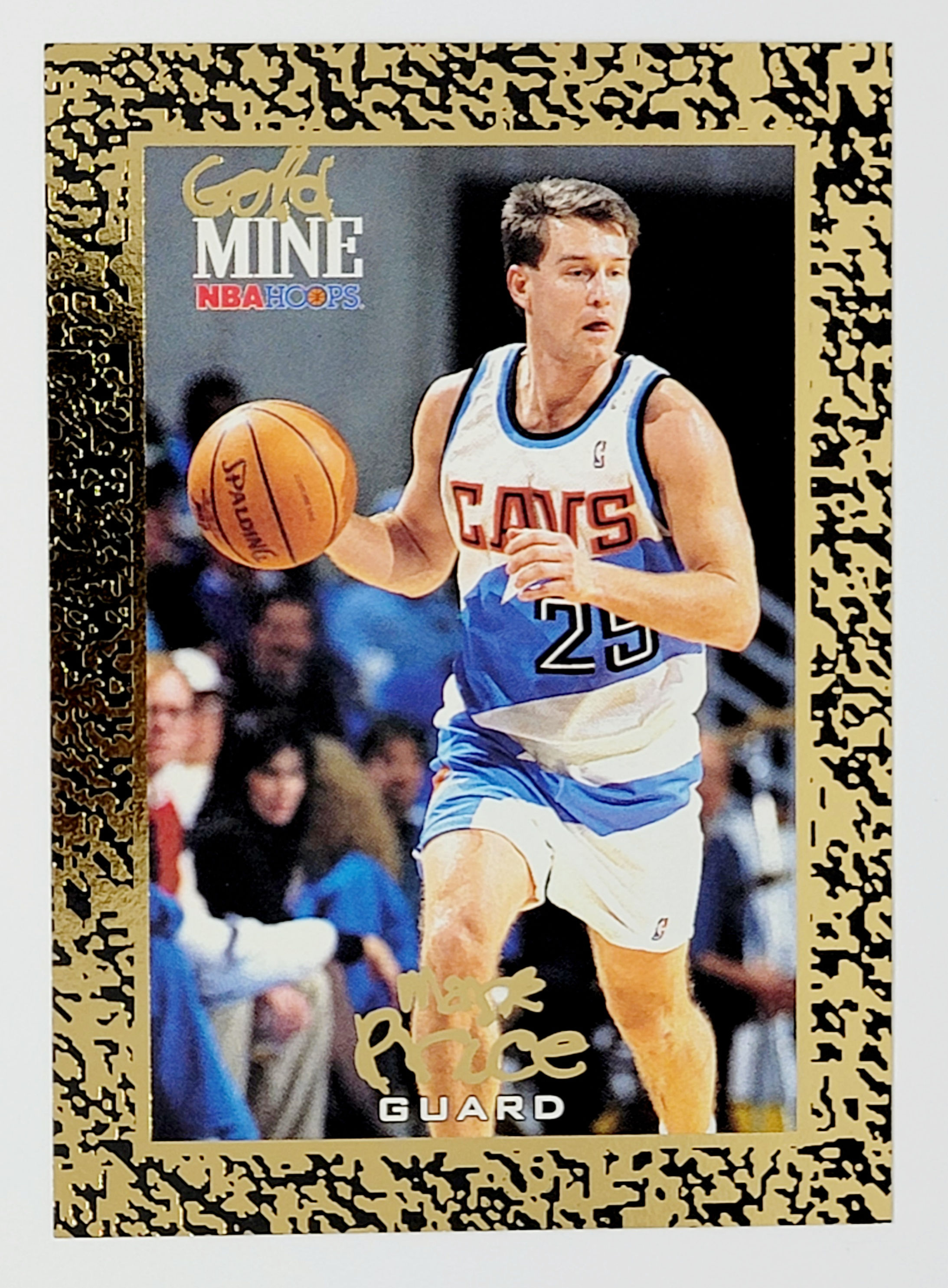 Mark Price 1995 NBA Hoops Gold Mine Card No 434 (Cavs)
