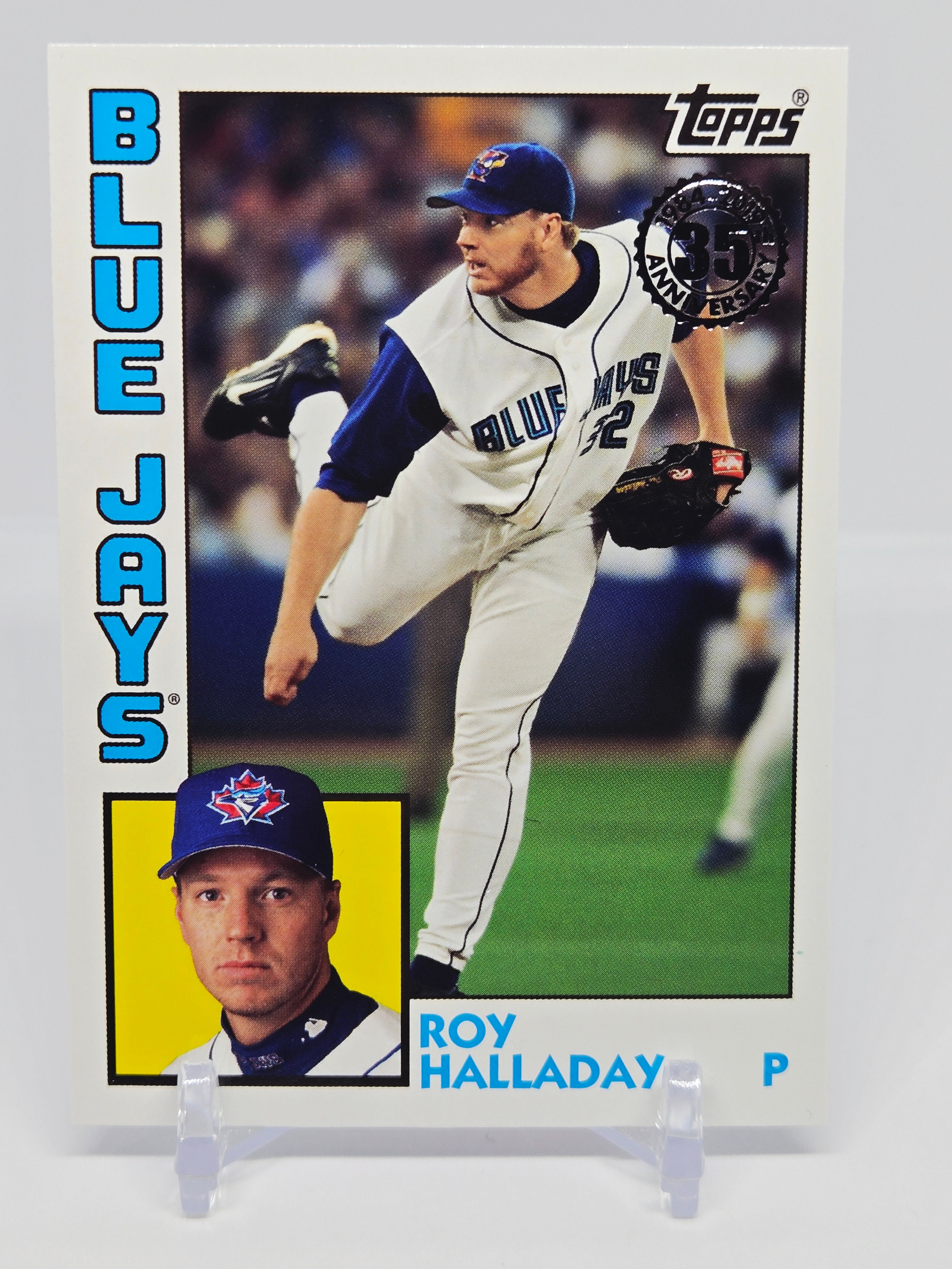 Roy Halladay 2019 Topps Update Series 35th Anniversary Insert No 84-20 (TOR)