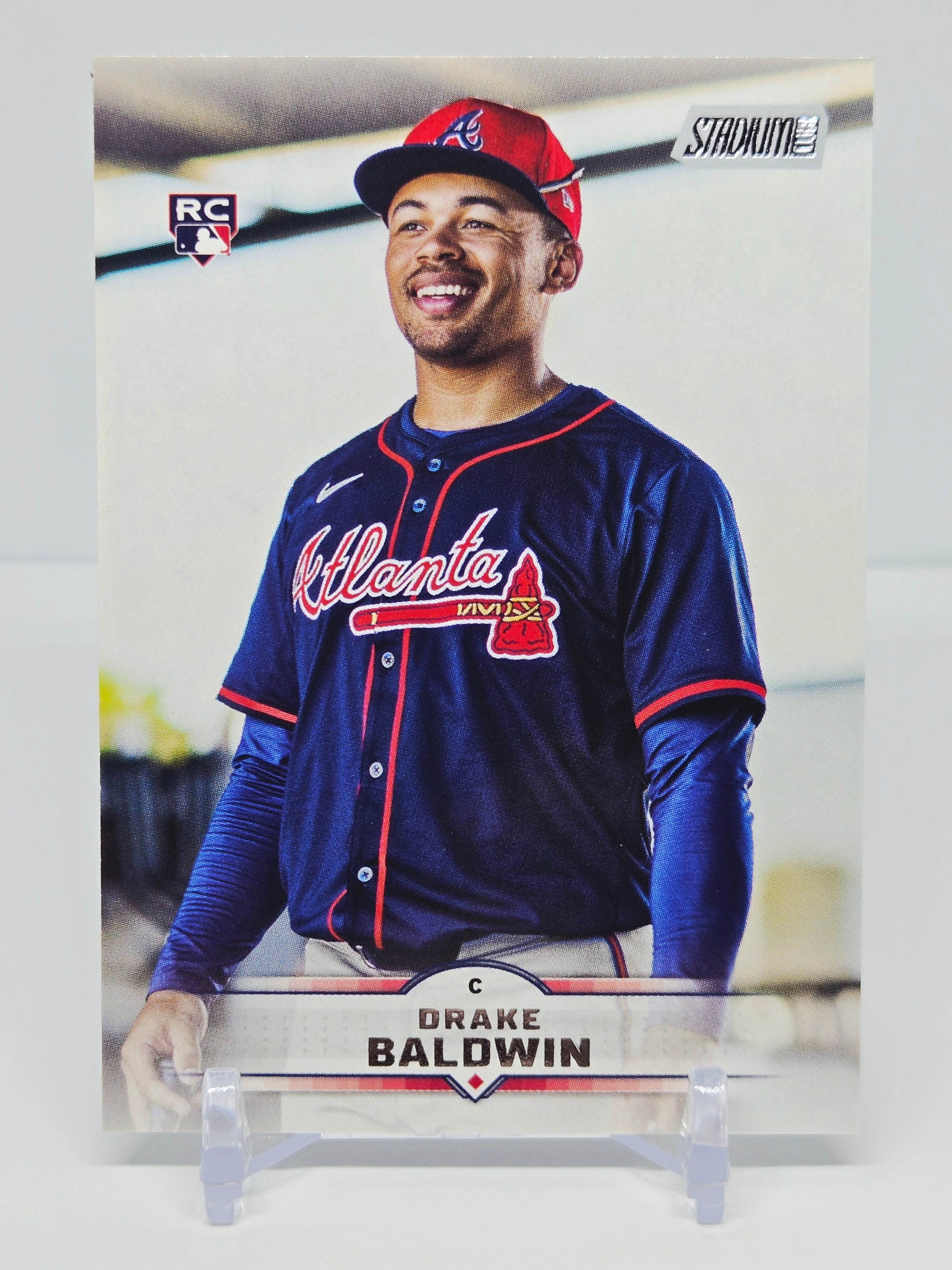 Drake Baldwin 2025 Topps Stadium Club Baseball Rookie Card No 61 (ATL)