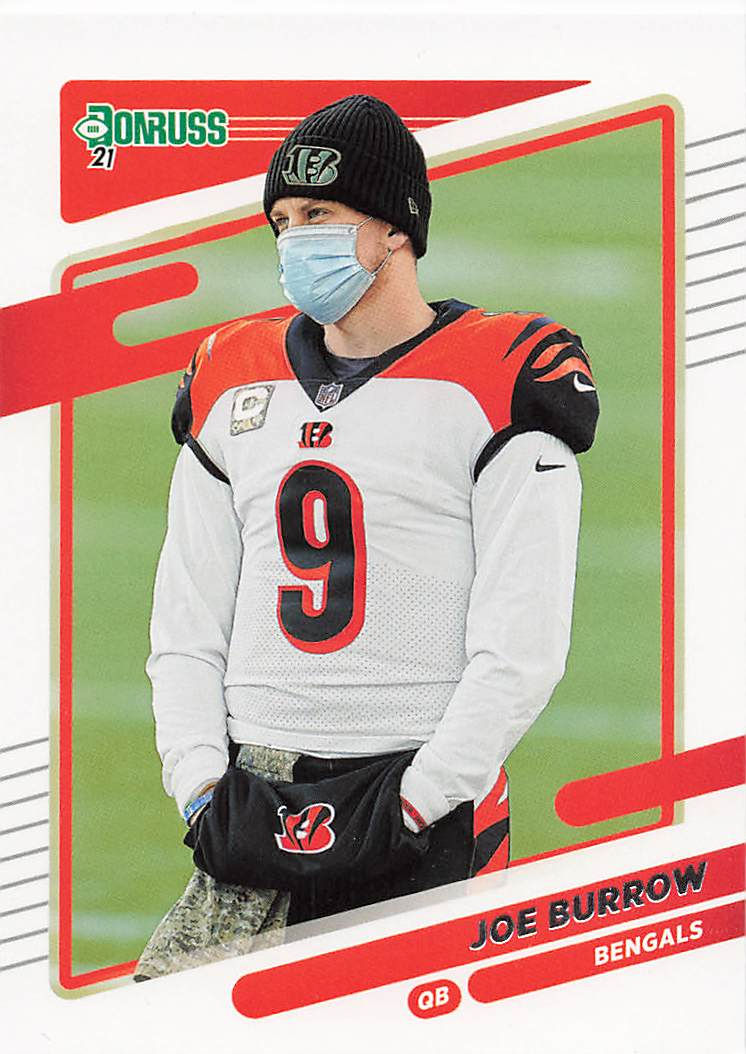 Thumbnail: 2021 Donruss Football Base No Helmet Photo Variation Cards (Option C)
