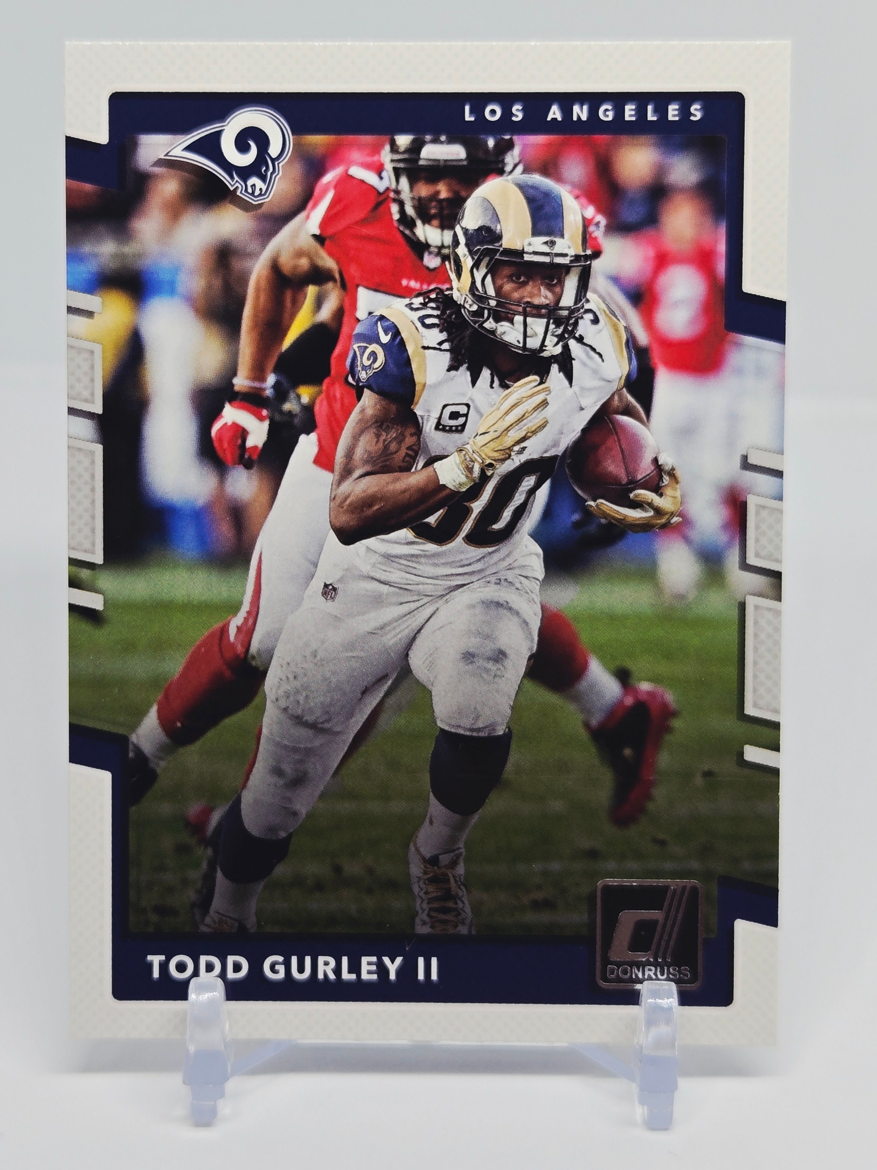 Todd Gurley 2017 Panini Donruss Football Card No 205 (LAR)