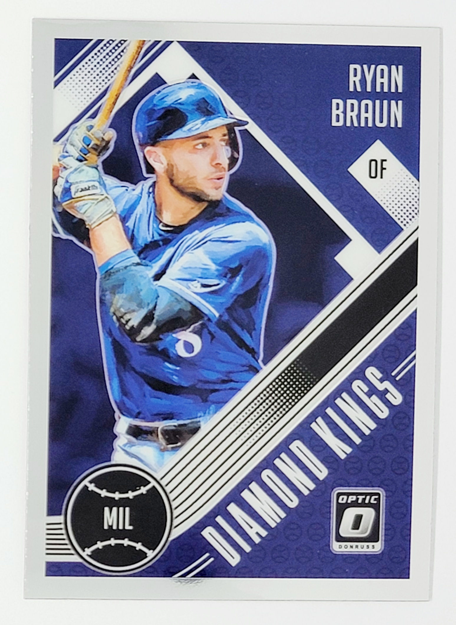 Ryan Braun 2018 Donruss Optic Diamond Kings Insert (Brewers)