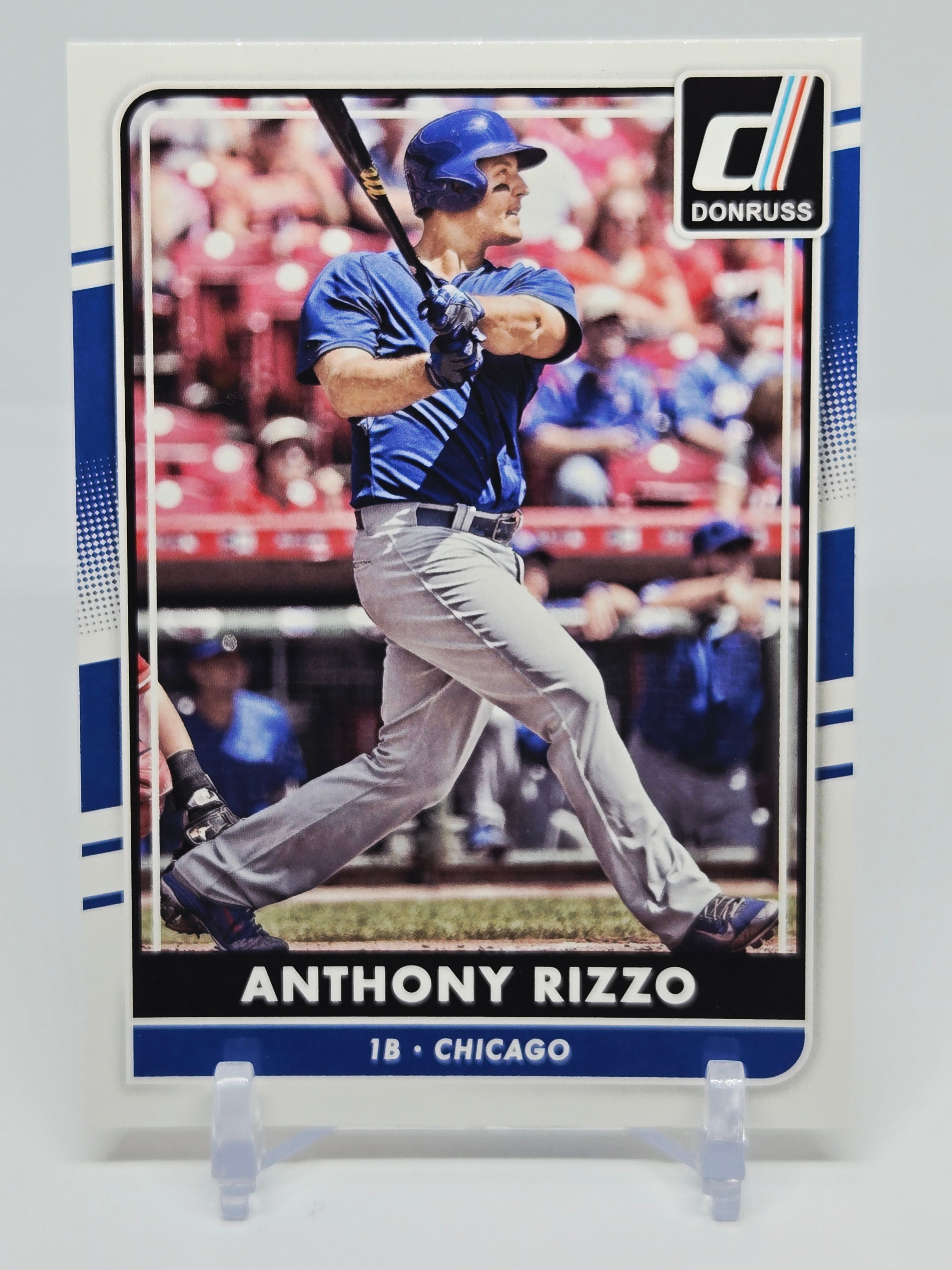 Anthony Rizzo 2016 Panini Donruss Baseball Card No 87 (Cubs)
