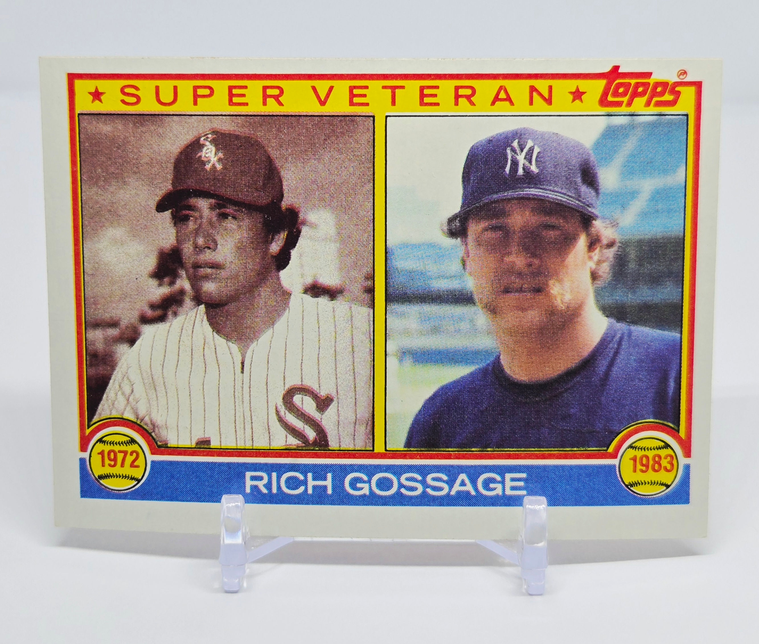 Rich Gossage 1983 Topps Baseball Super Veteran Card No 241 (White Sox, NYY)