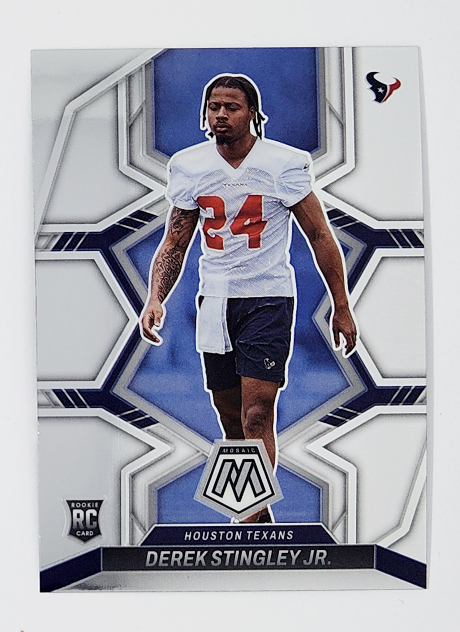 Derek Stingley Jr 2022 Panini Mosaic Football Rookie Card No 343 (Texans)