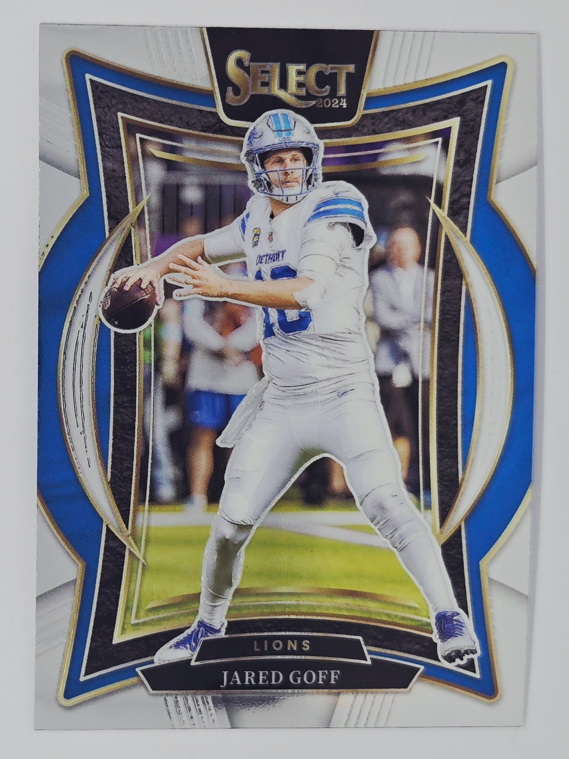 Jared Goff 2024 Panini Select Football Concourse Card No 36 (Lions)