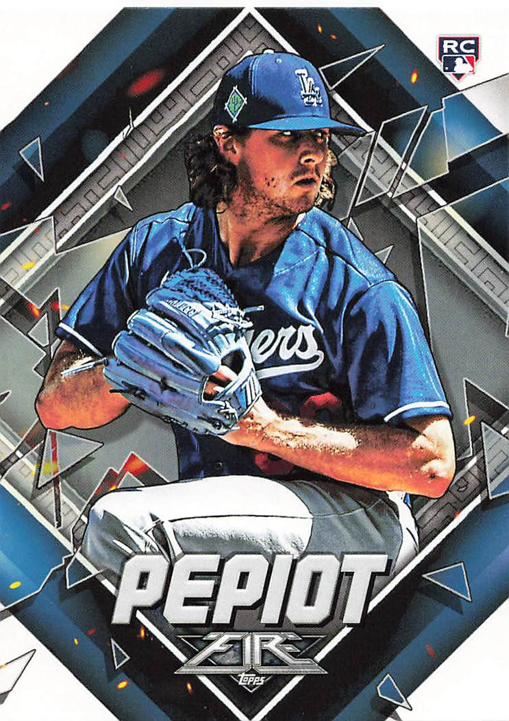 Thumbnail: 2022 Topps Fire Baseball Rookies Drop-Down Menu: Cards 159 through 199