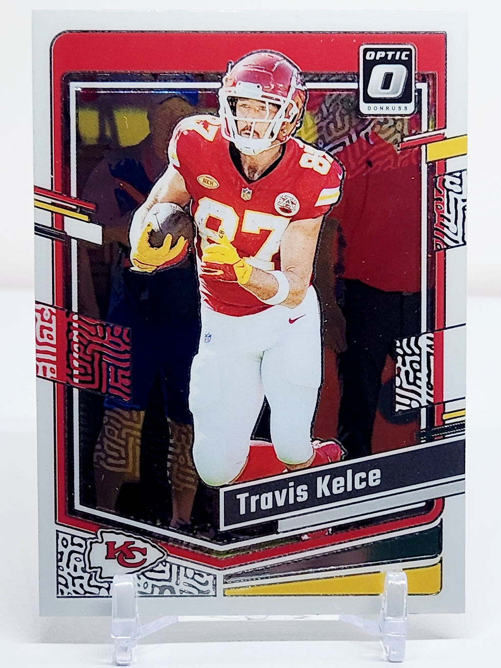 Travis Kelce 2023 Panini Donruss Optic Football Card No 94 (KC)