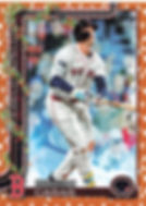 Triston Casas 2025 Topps Holiday Baseball Gold Lights Parallel Card (Red Sox)