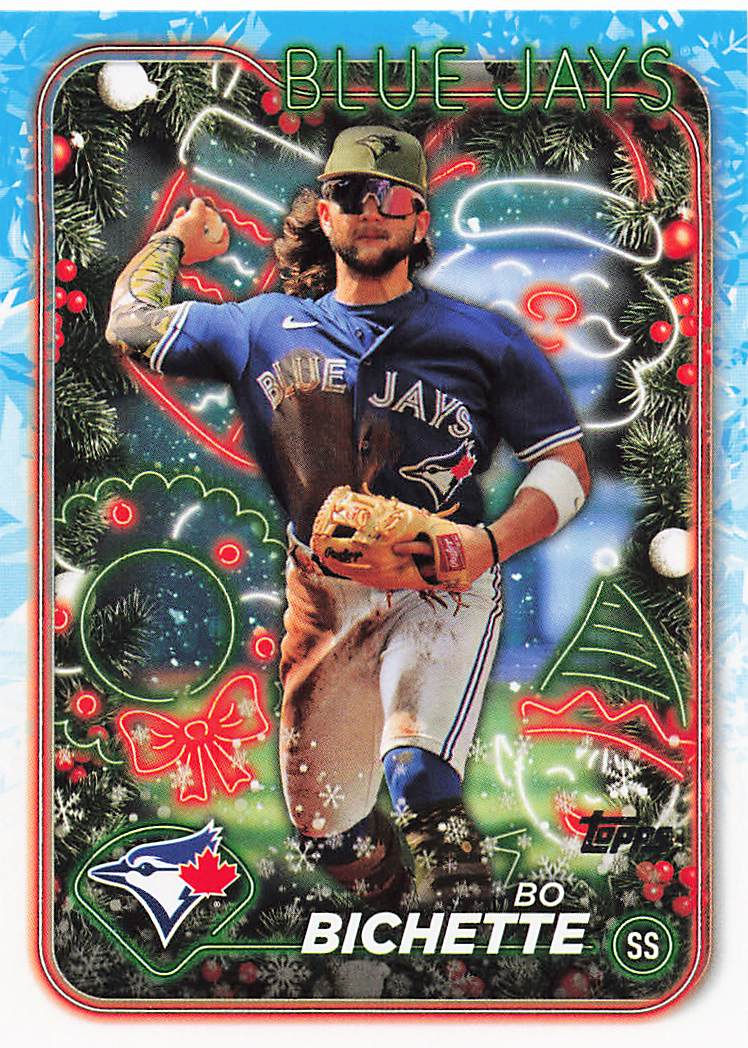 Bo Bichette 2024 Topps Holiday Baseball Card No H33