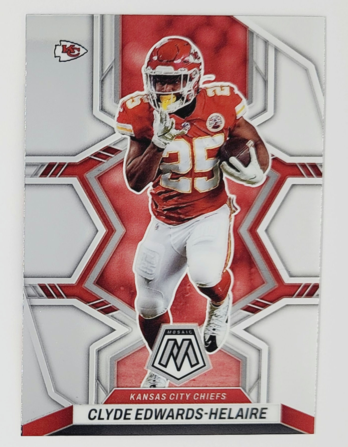 Clyde Edwards-Helaire 2022 Panini Mosaic Football Card No 95 (KC)