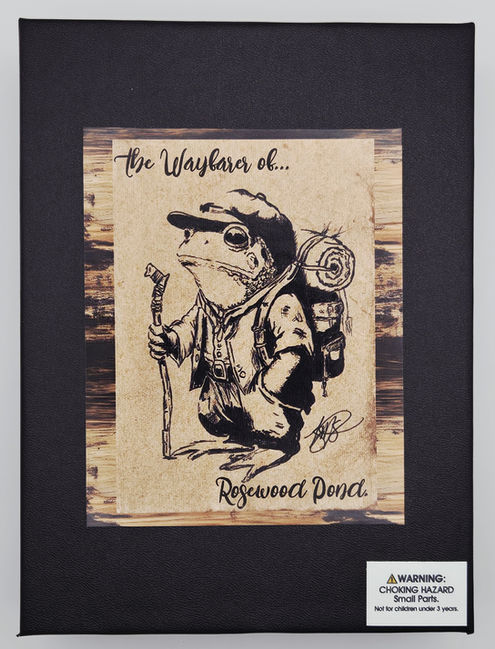 The Wayfarer of Rosewood Pond Variation 2 8x10 Inch 110 pc Collector Art Puzzle