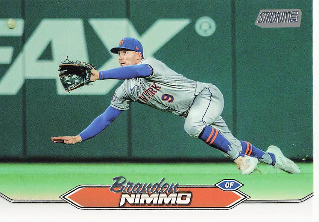 Brandon Nimmo 2024 Topps Stadium Club Baseball Card No 191