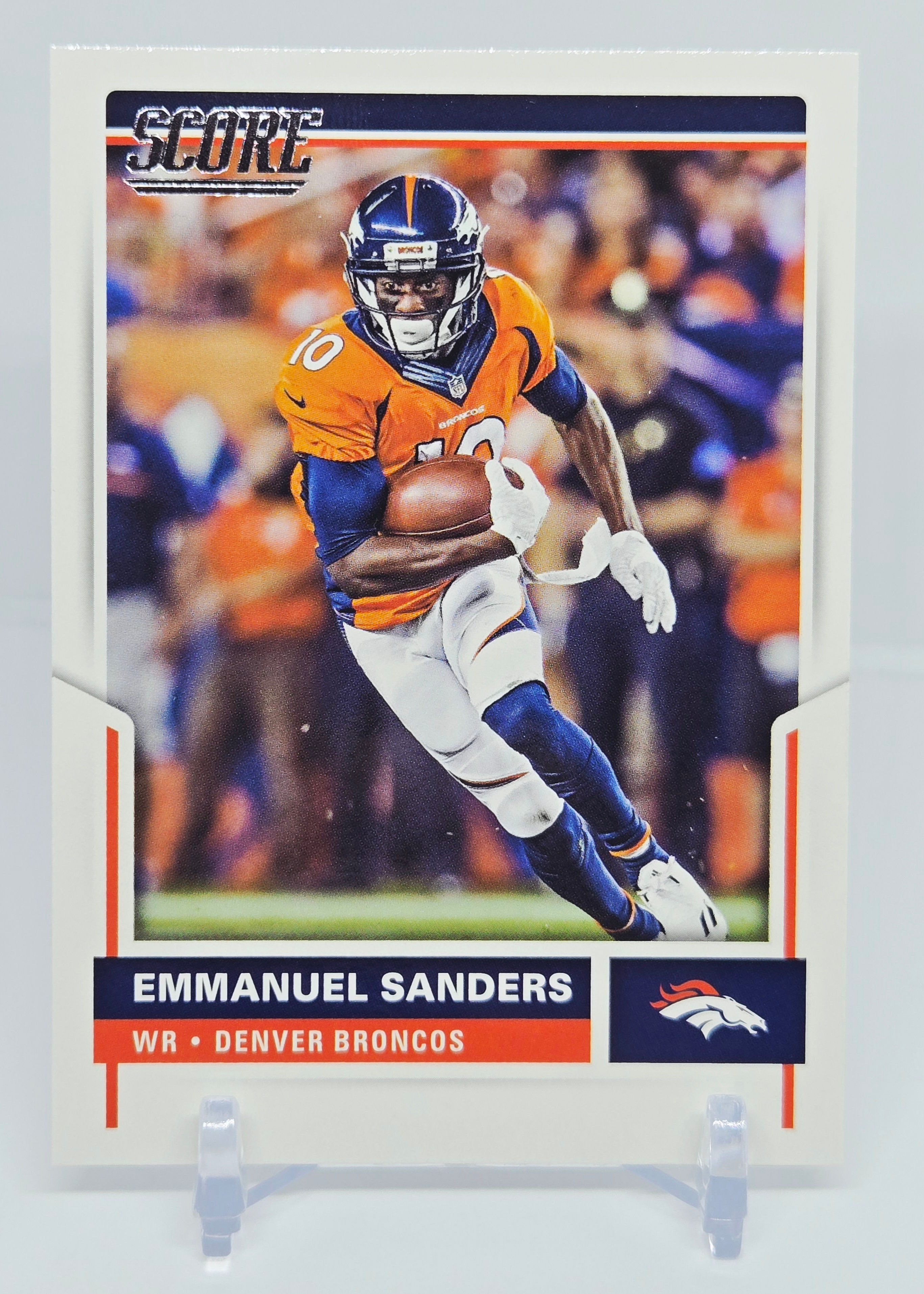 Emmanuel Sanders 2017 Panini Score Football Card No 2 (DEN)