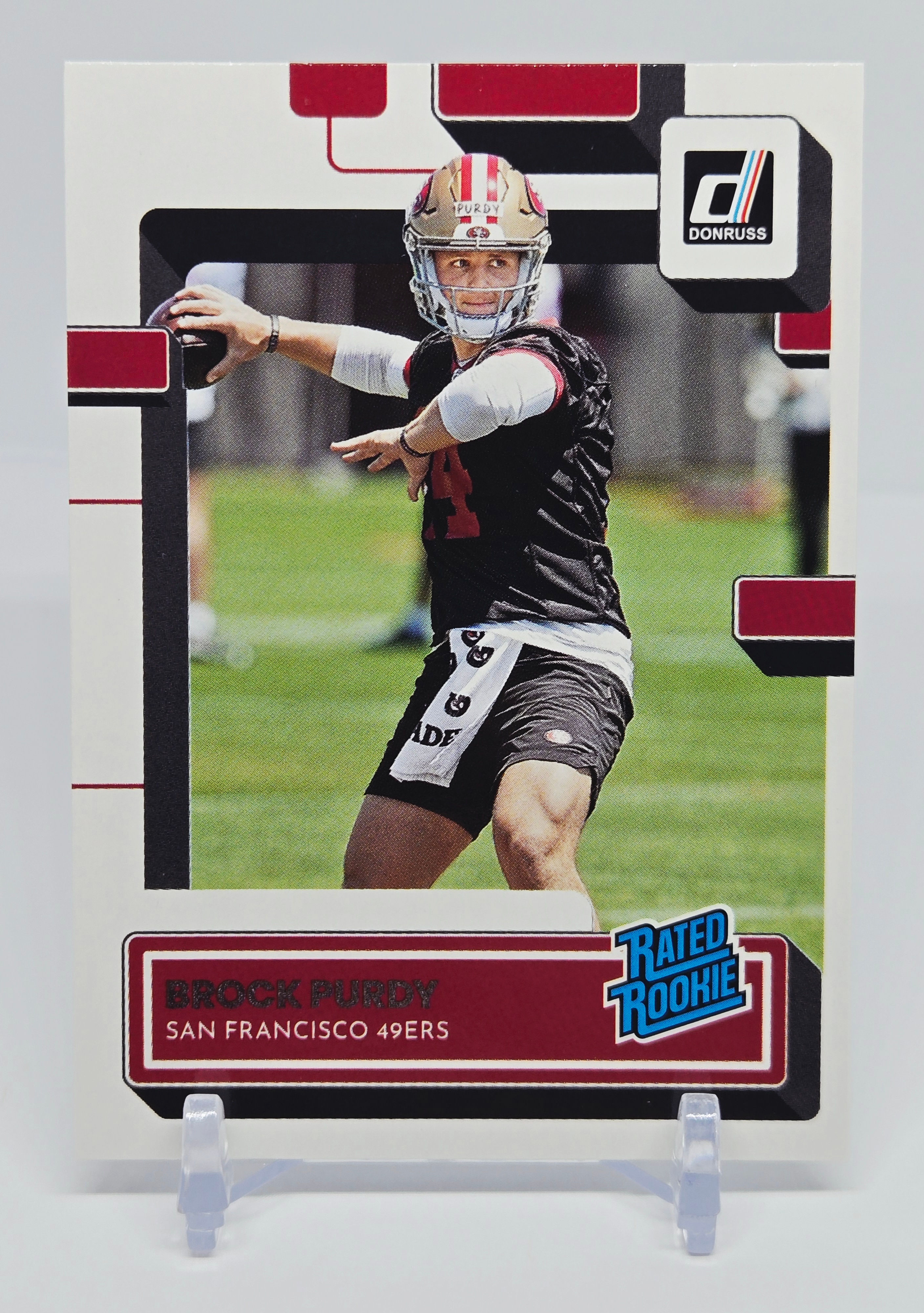 Brock Purdy 2022 Panini Donruss Football Rated Rookie Card No 374 (49ers)