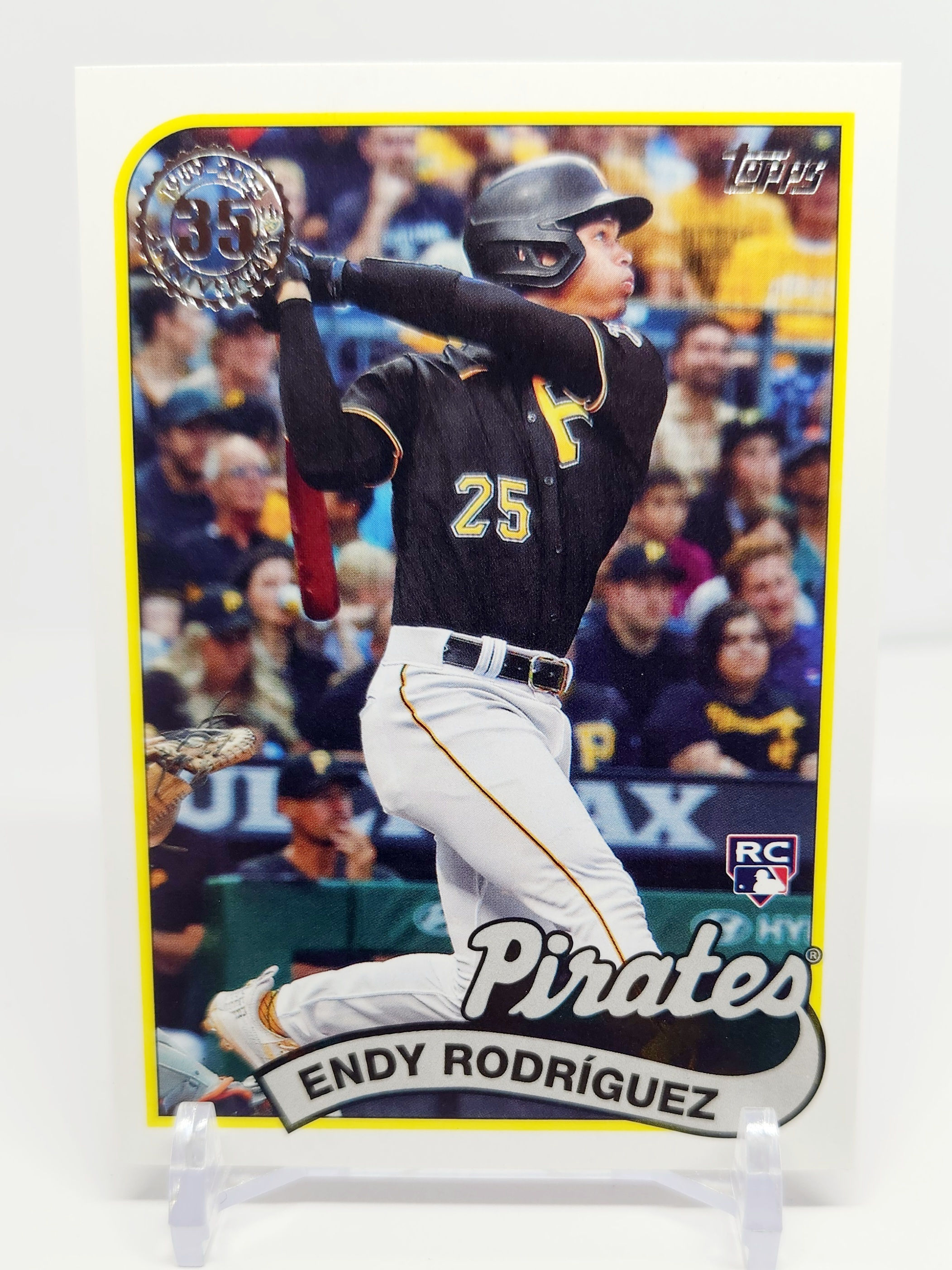 Endy Rodriguez 2024 Topps Series 1 Baseball "1989" 35th-anniversary RC (Pirates)