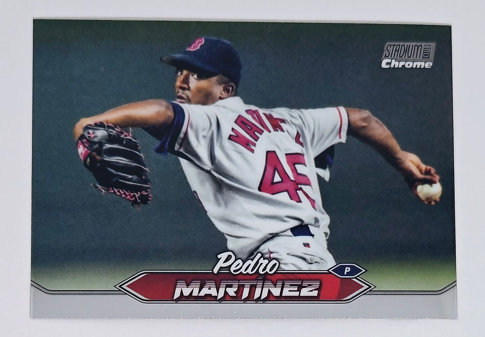 Pedro Martinez 2024 Topps Stadium Club Chrome Baseball Card No 78 (Red Sox)