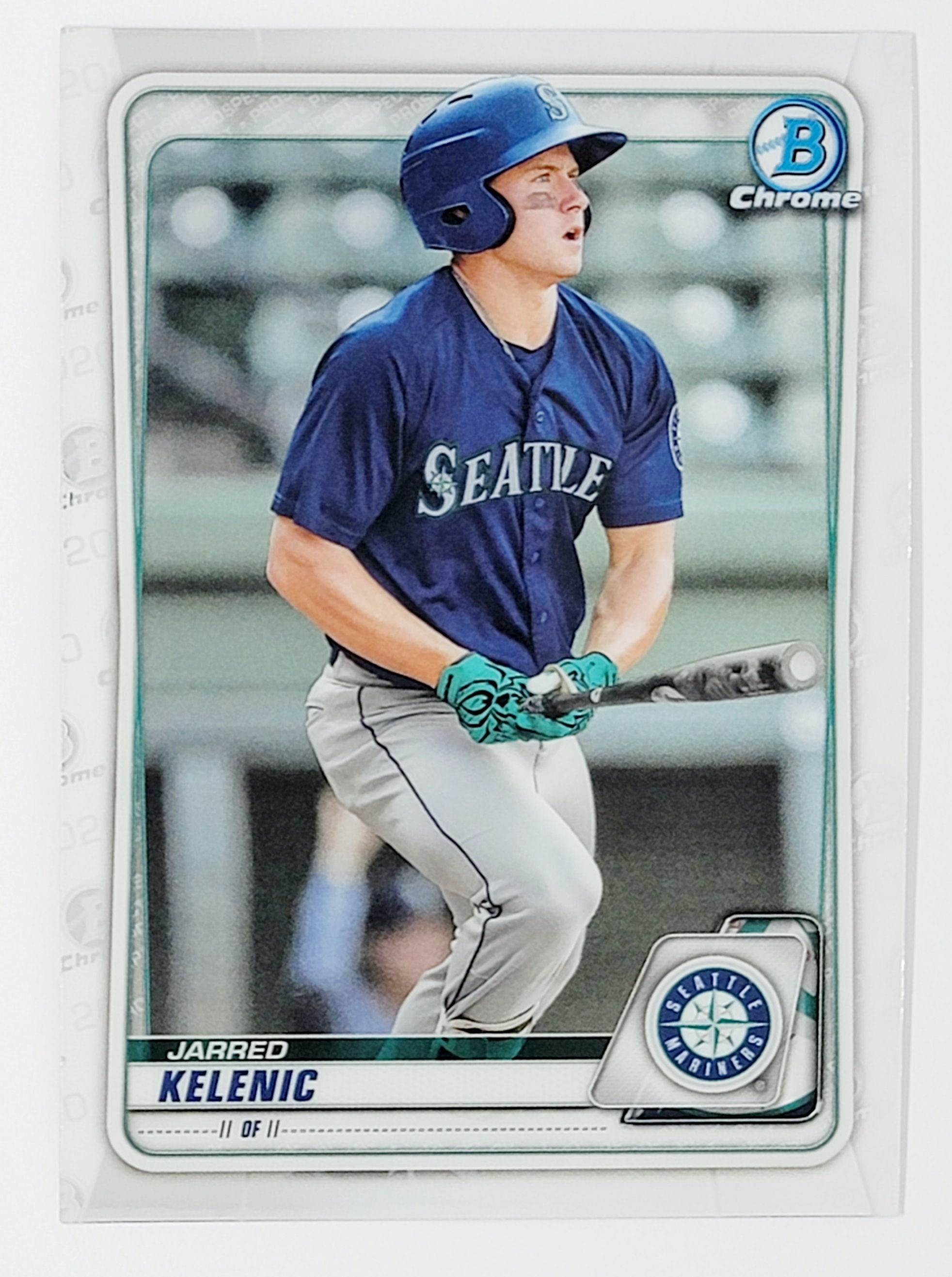 Jarred Kelenic 2020 Bowman Chrome Prospect Card 212 (Mariners)