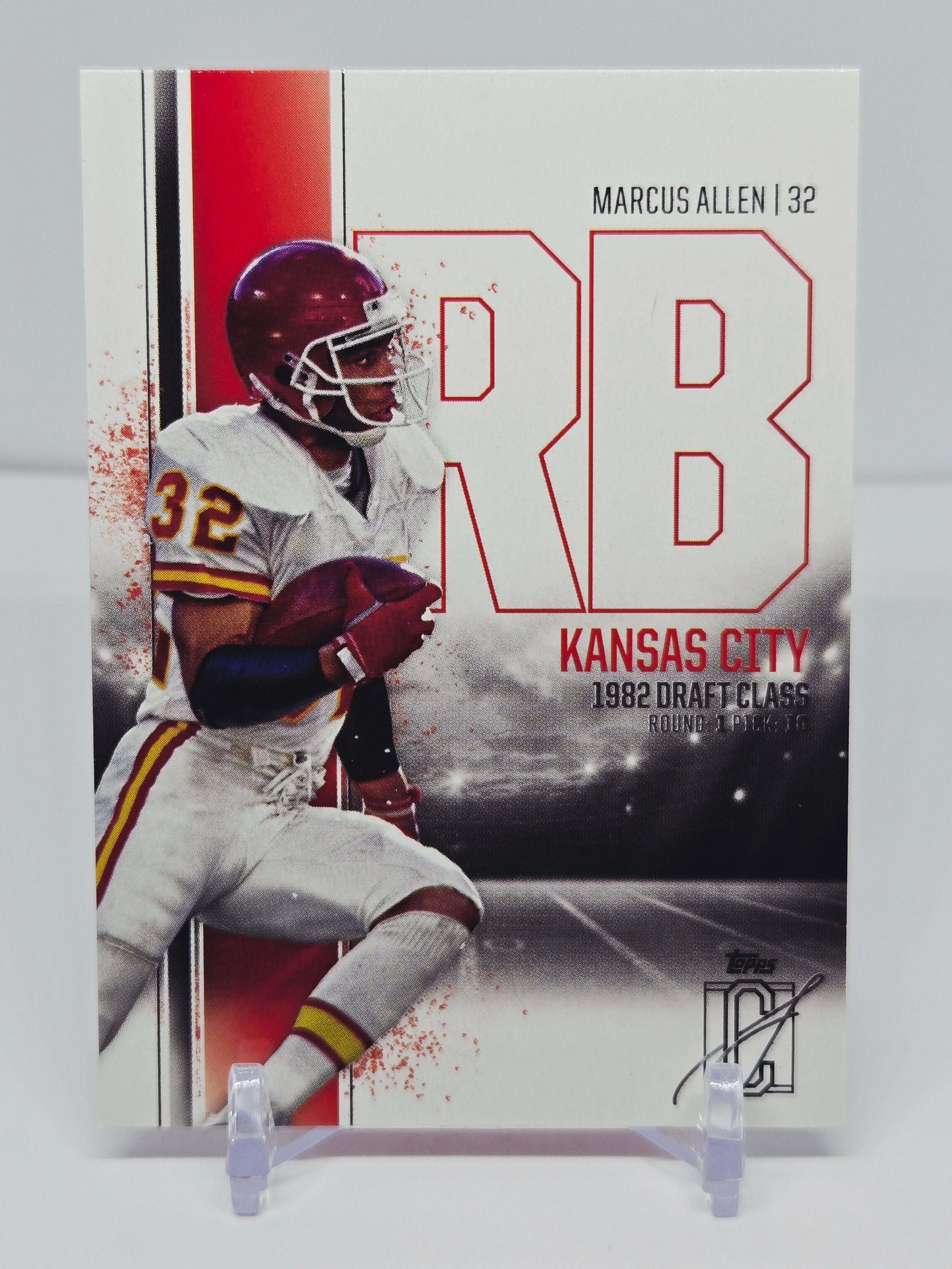 Marcus Allen 2025 Topps Signature Class Football Card No 24 (KC)