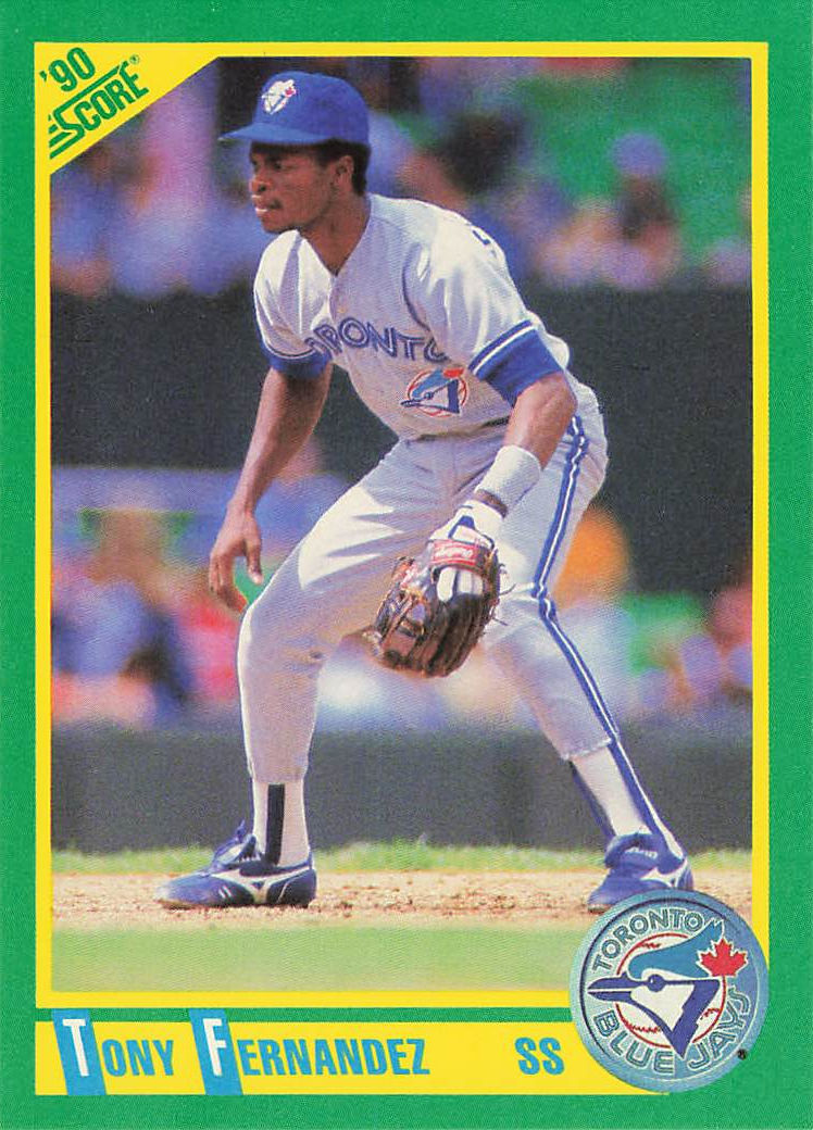 Tony Fernandez 1990 Score Baseball Card No 89 (TOR)