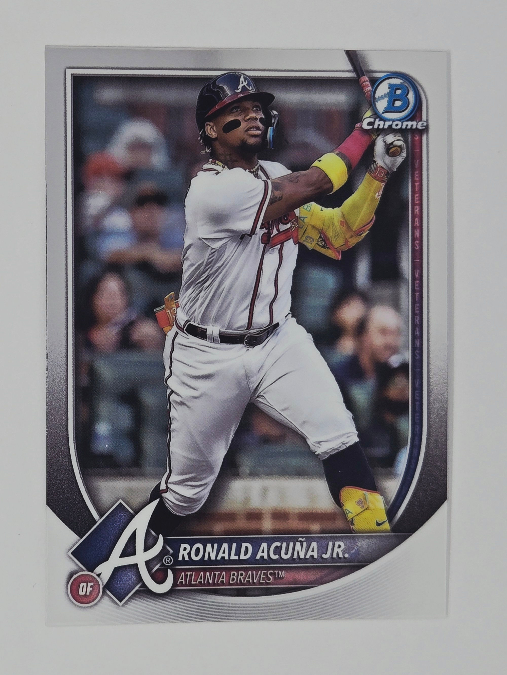 Ronald Acuna Jr 2025 Bowman Chrome Baseball Card No 13 (ATL)