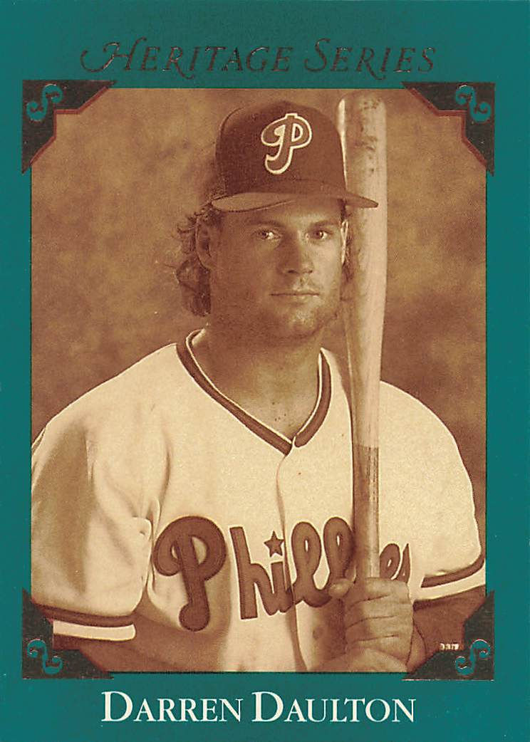 Darren Daulton 1992 Studio Heritage Series Baseball Card No BC-13