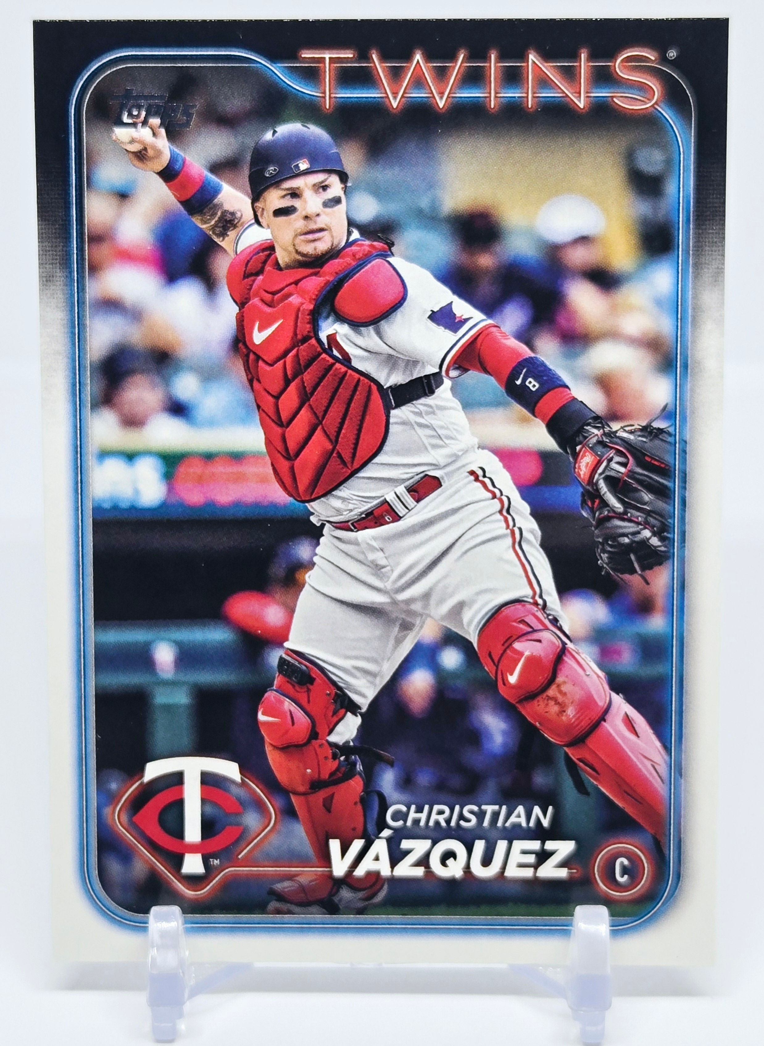 Christian Vazquez 2024 Topps Series 2 Baseball Card No 654 (Twins)