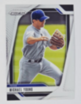 Michael Young 2025 Panini Prizm Baseball Card No 244 (Texas)