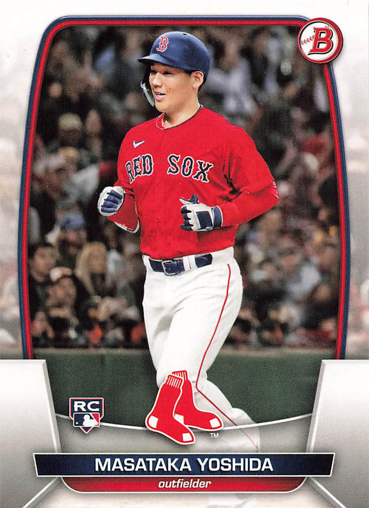 Masataka Yoshida 2023 Bowman Baseball Rookie Card No 58