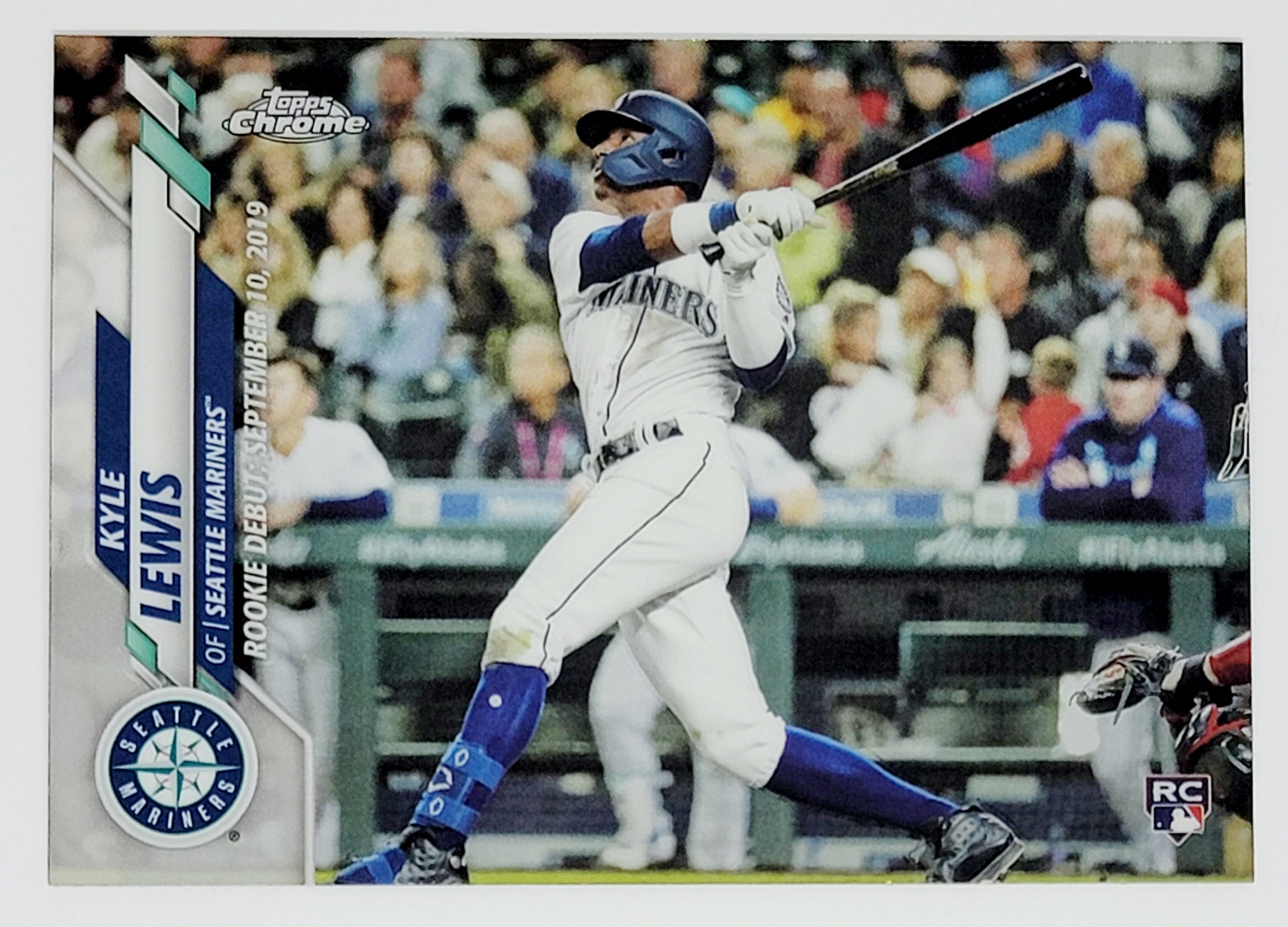 Kyle Lewis 2020 Topps Chrome Update Rookie Debut Rookie Card (Mariners)