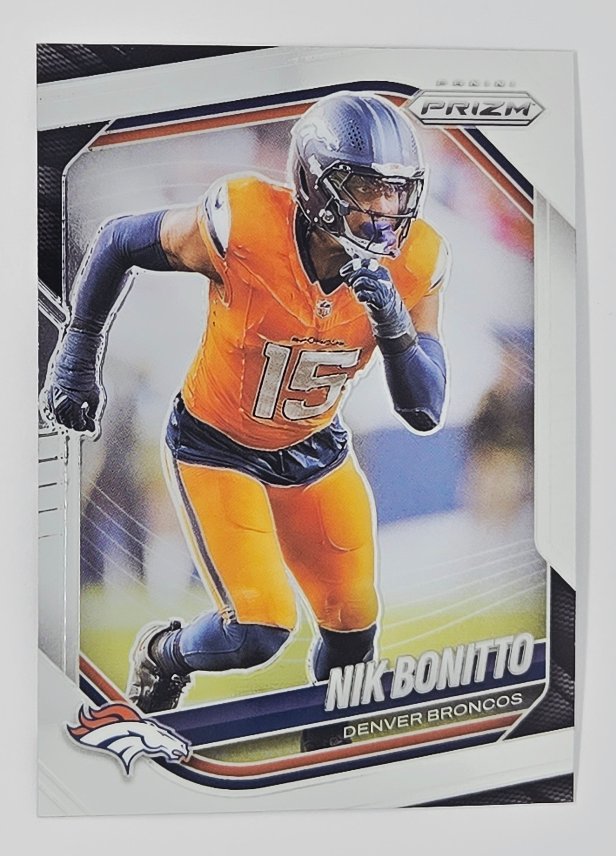 Nik Bonitto 2025 Panini Prizm Football Card No 230 (Denver)