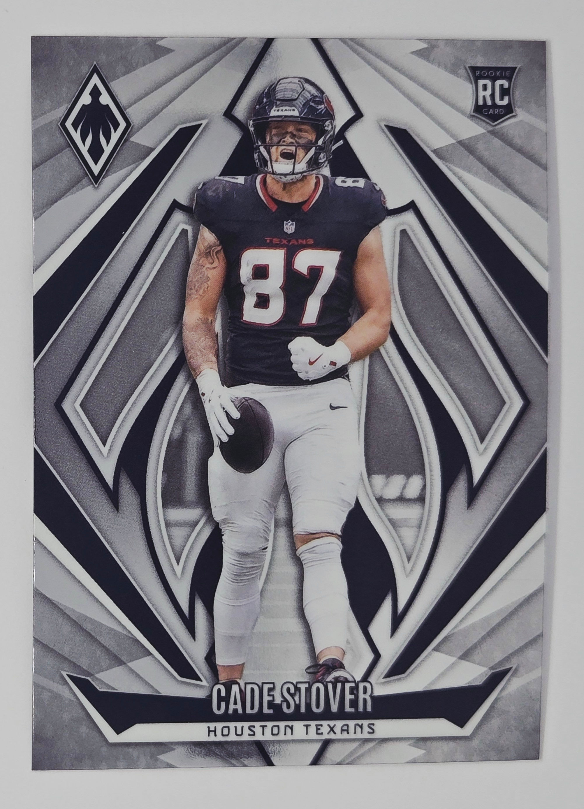 Cade Stover 2024 Panini Phoenix Football Rookie Card No 168 (Texans)
