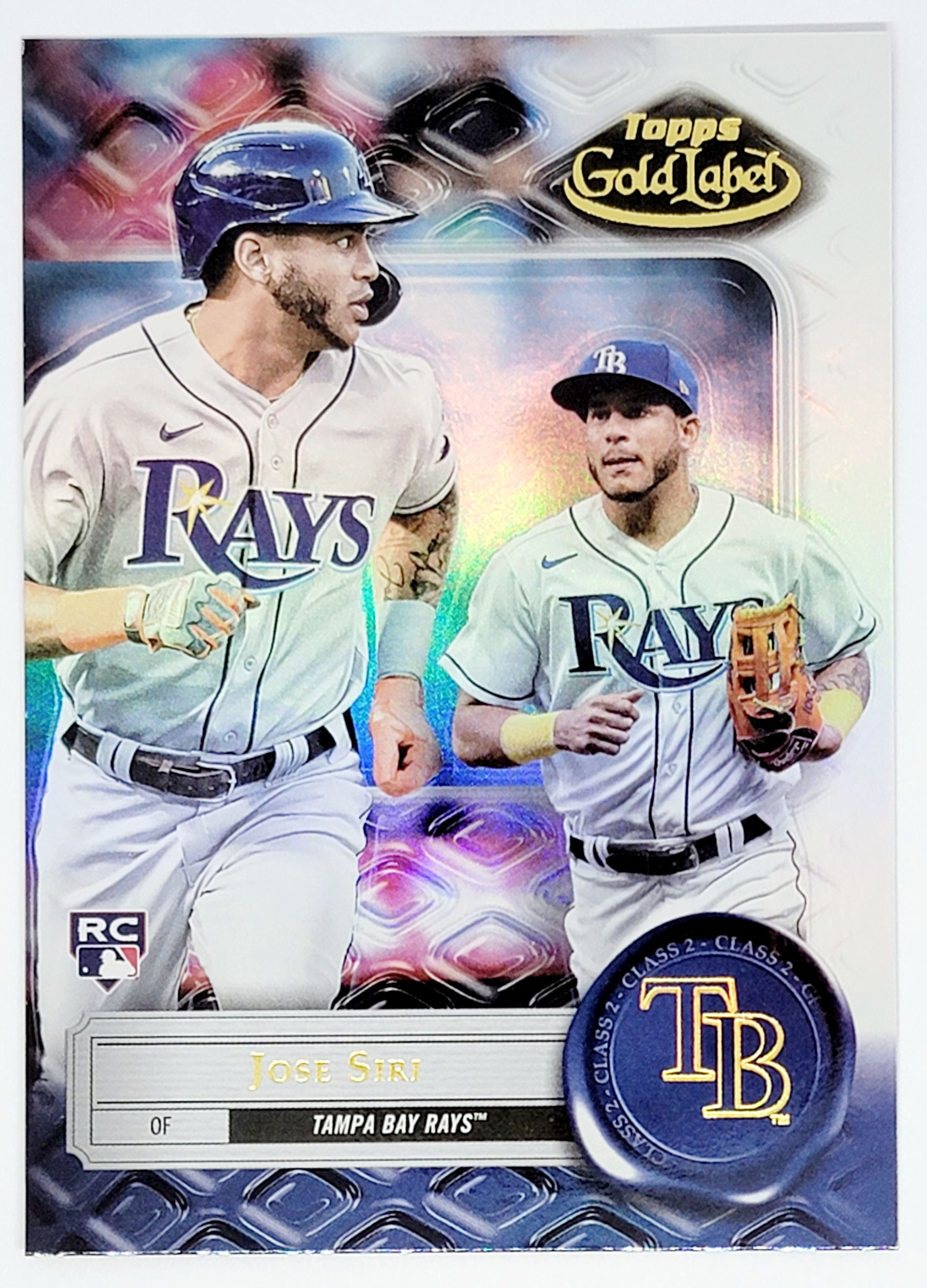 Jose Siri 2022 Topps Gold Label Class 2 Baseball Rookie Card No 30 (Rays)