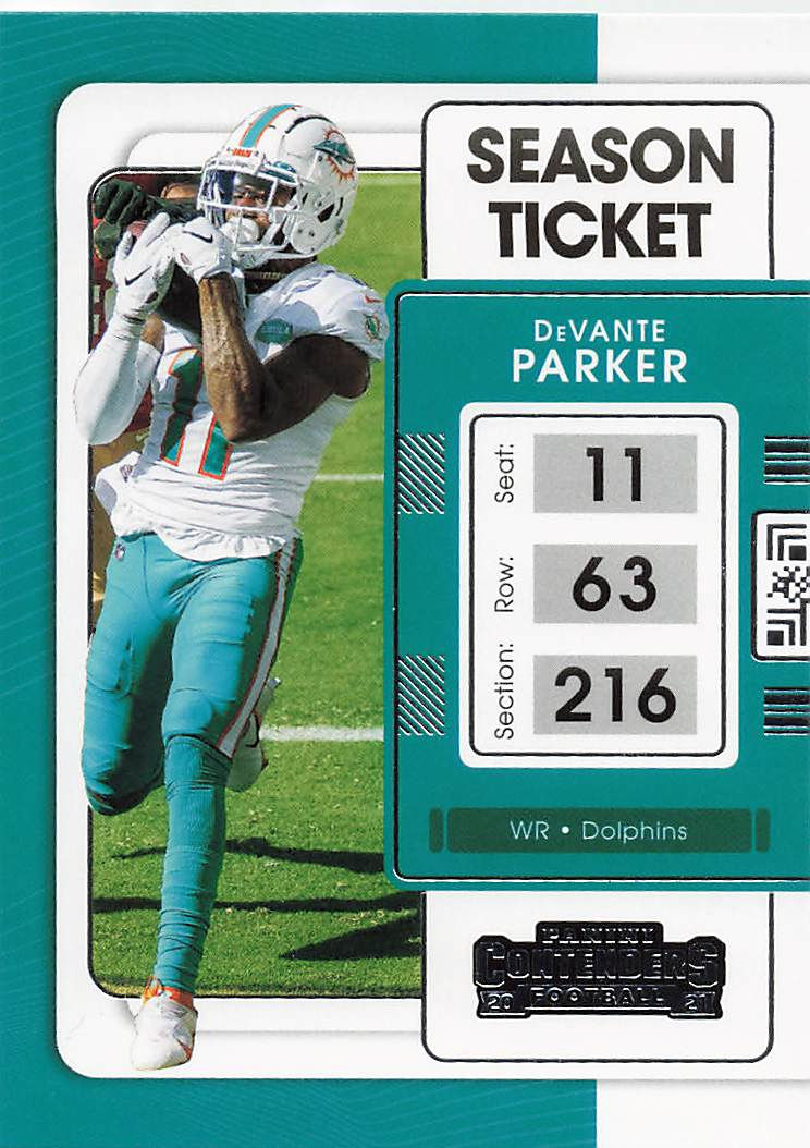 Thumbnail: 2021 Panini Contenders Football Base Season Ticket 51-100