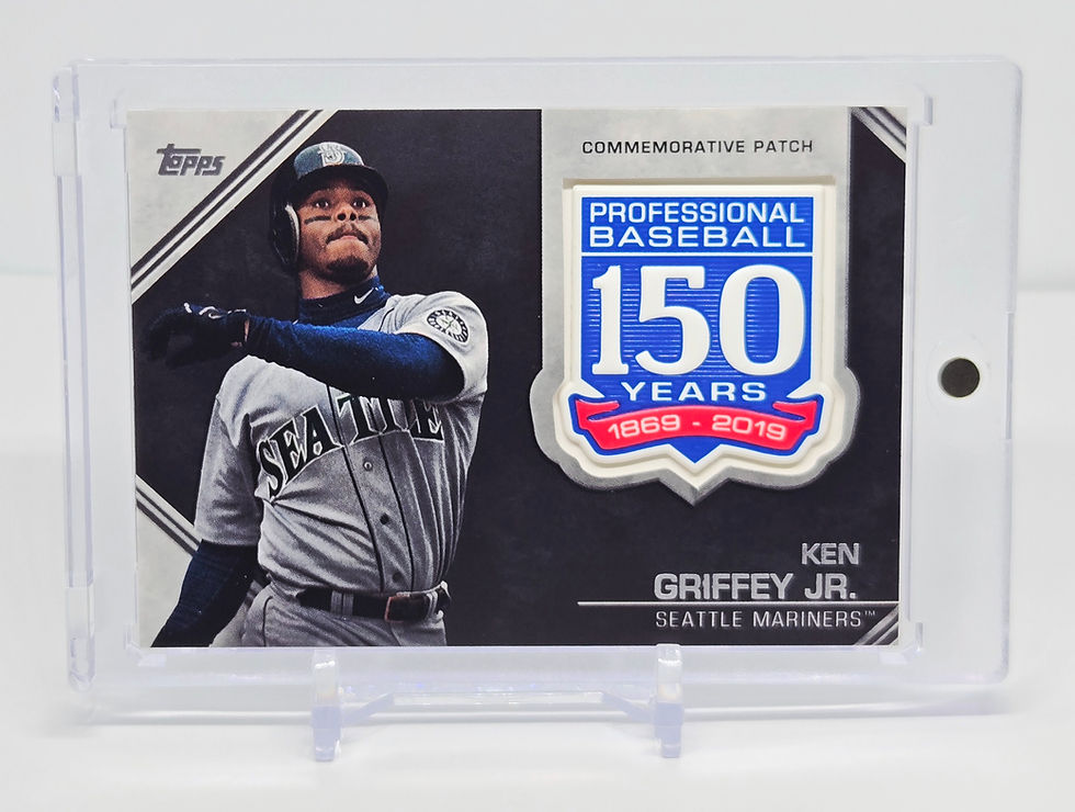Ken Griffey Jr 2019 Topps Baseball Update Series 150th Anniv Comm Patch Card